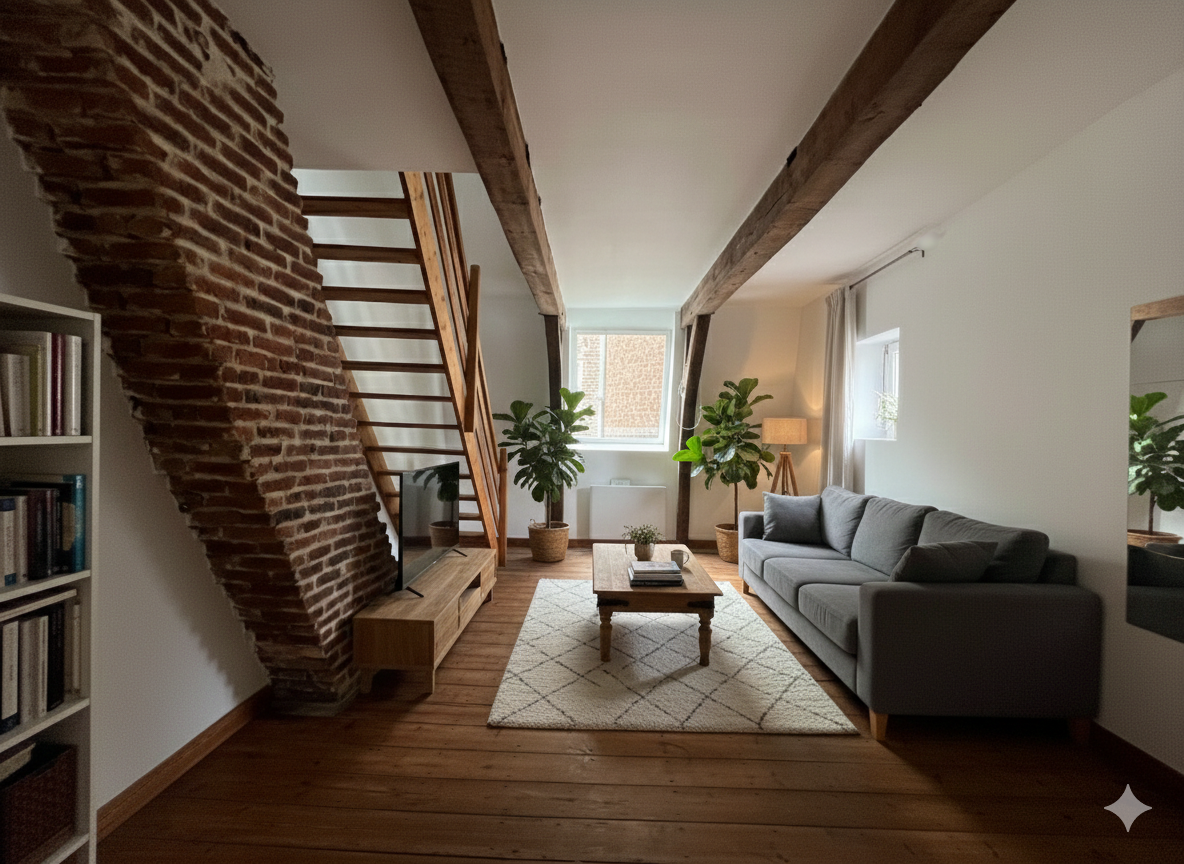 Pjr vieux lille triplex non meuble Photo 9 - Le Lion Immobilier