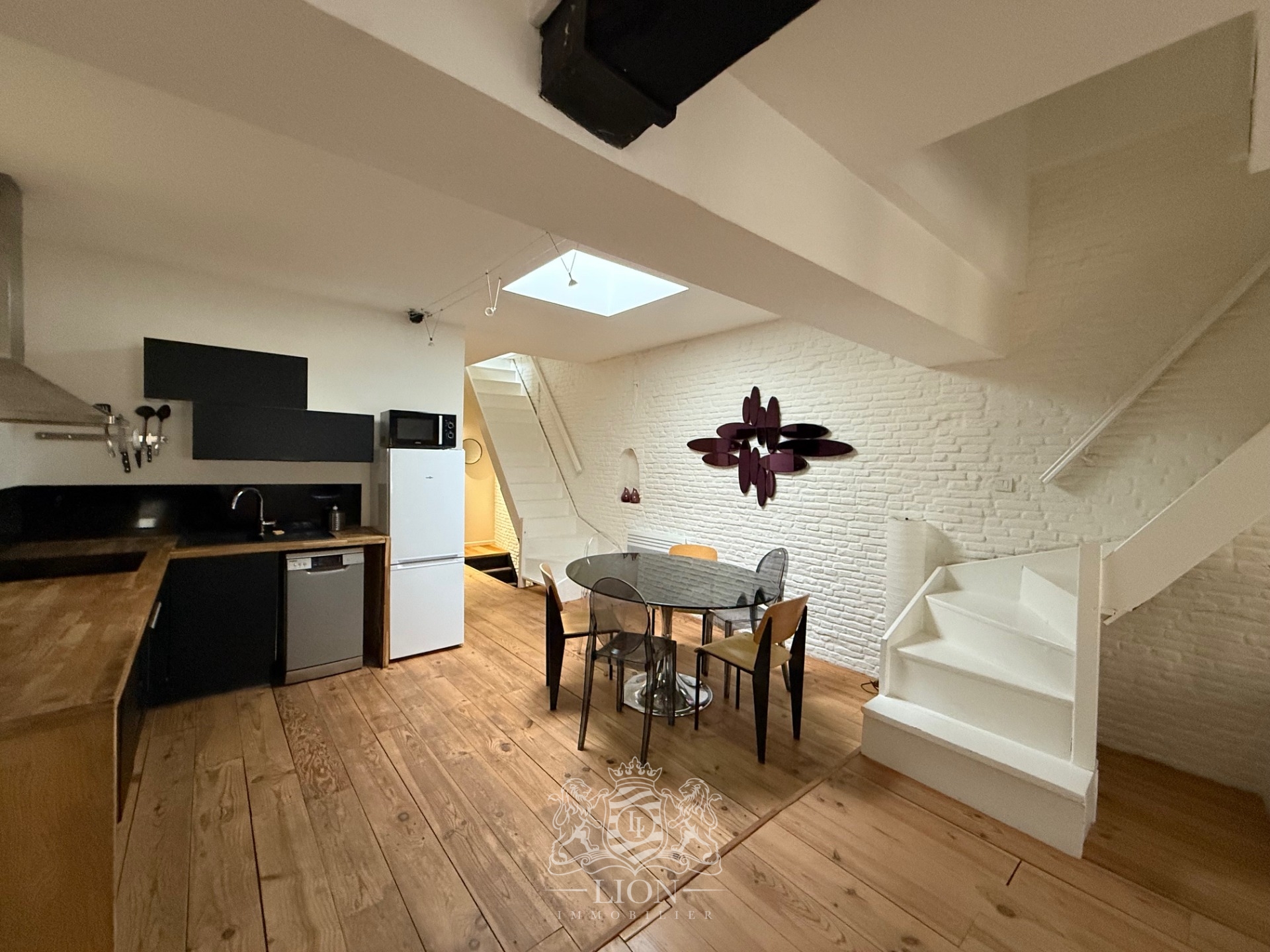 Vpt vieux lille t3 en duplex avec terrasse Photo 6 - Le Lion Immobilier