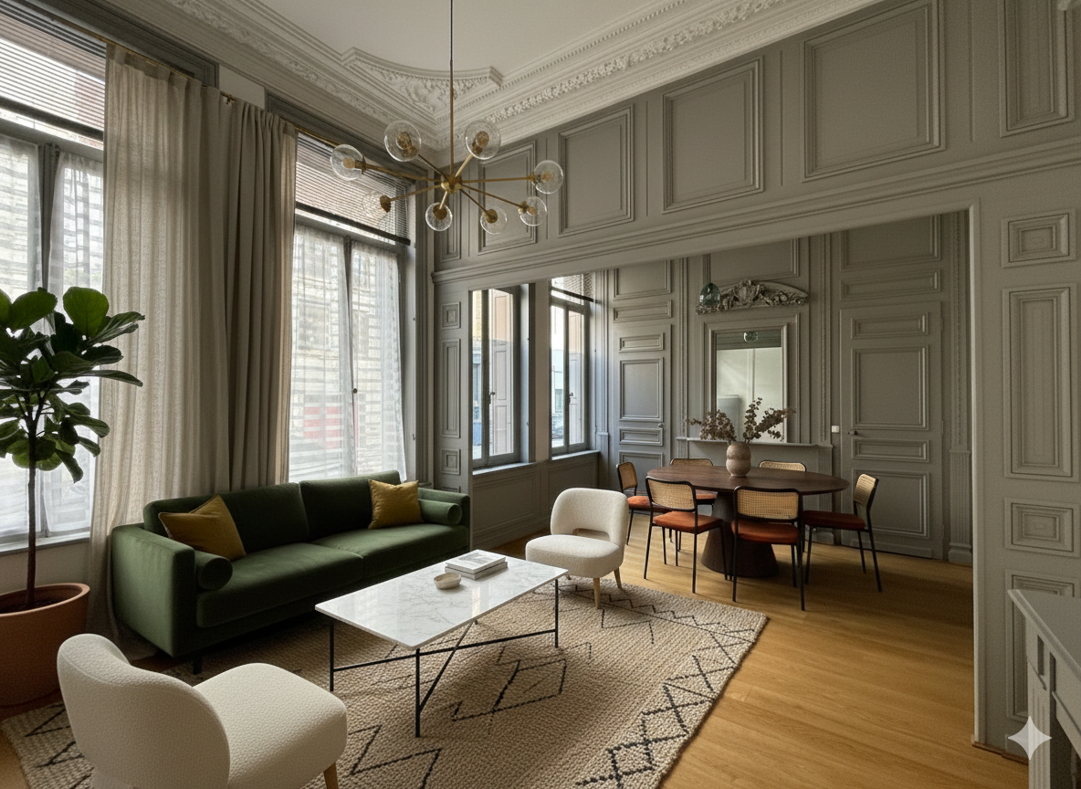 Yqo vieux lille superbe t3 avec cachet Photo 1 - Le Lion Immobilier