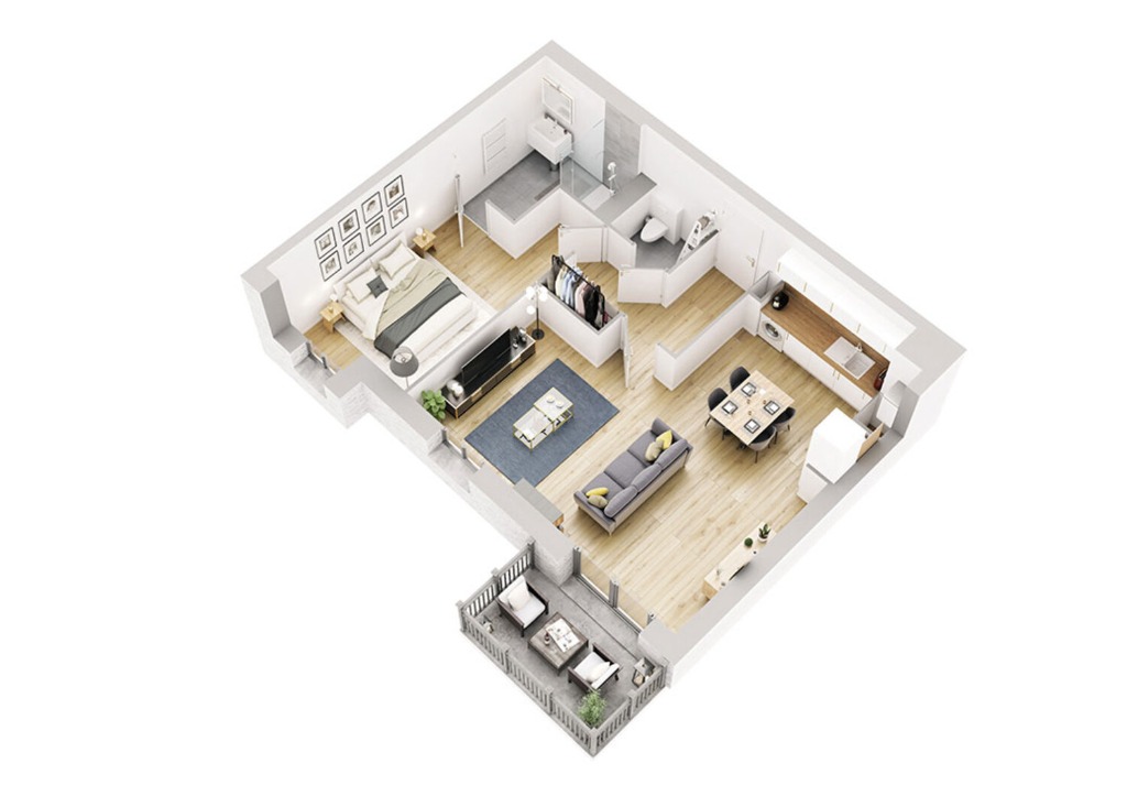 Romances t2 batiment c2 Photo 1 - Le Lion Immobilier