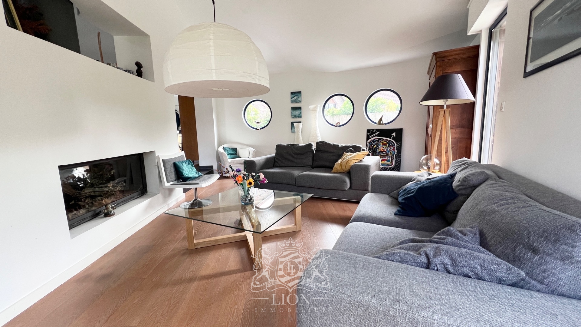 Maison individuelle semi plain pied escavee avec hangar Photo 5 - Le Lion Immobilier