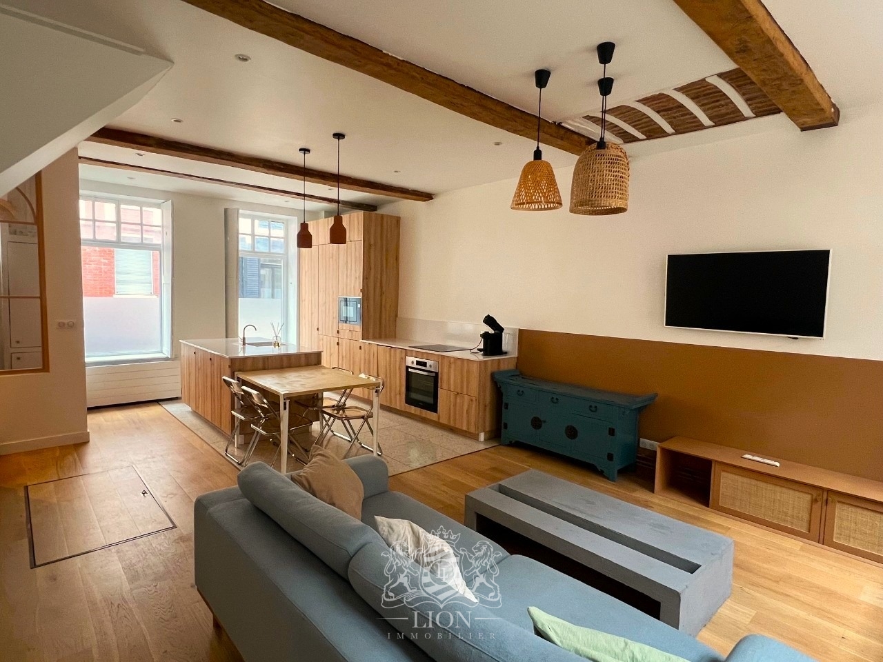 Abtj vieux lille maison meublee avec terrasse et parking Photo 3 - Le Lion Immobilier