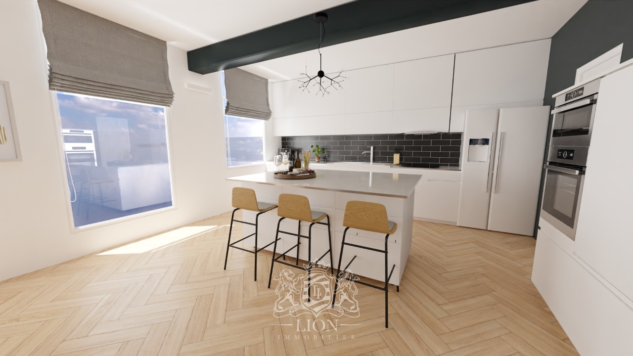 Appartement  renover 3 chambres garage et caves 
