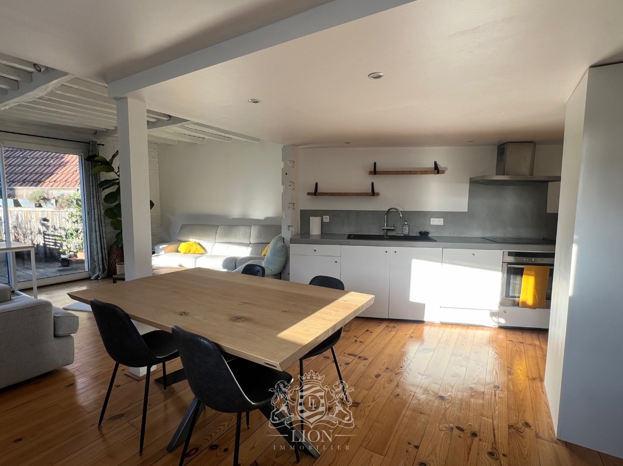 Adom vieux lille t3 meuble avec terrasse Photo 5 - Le Lion Immobilier