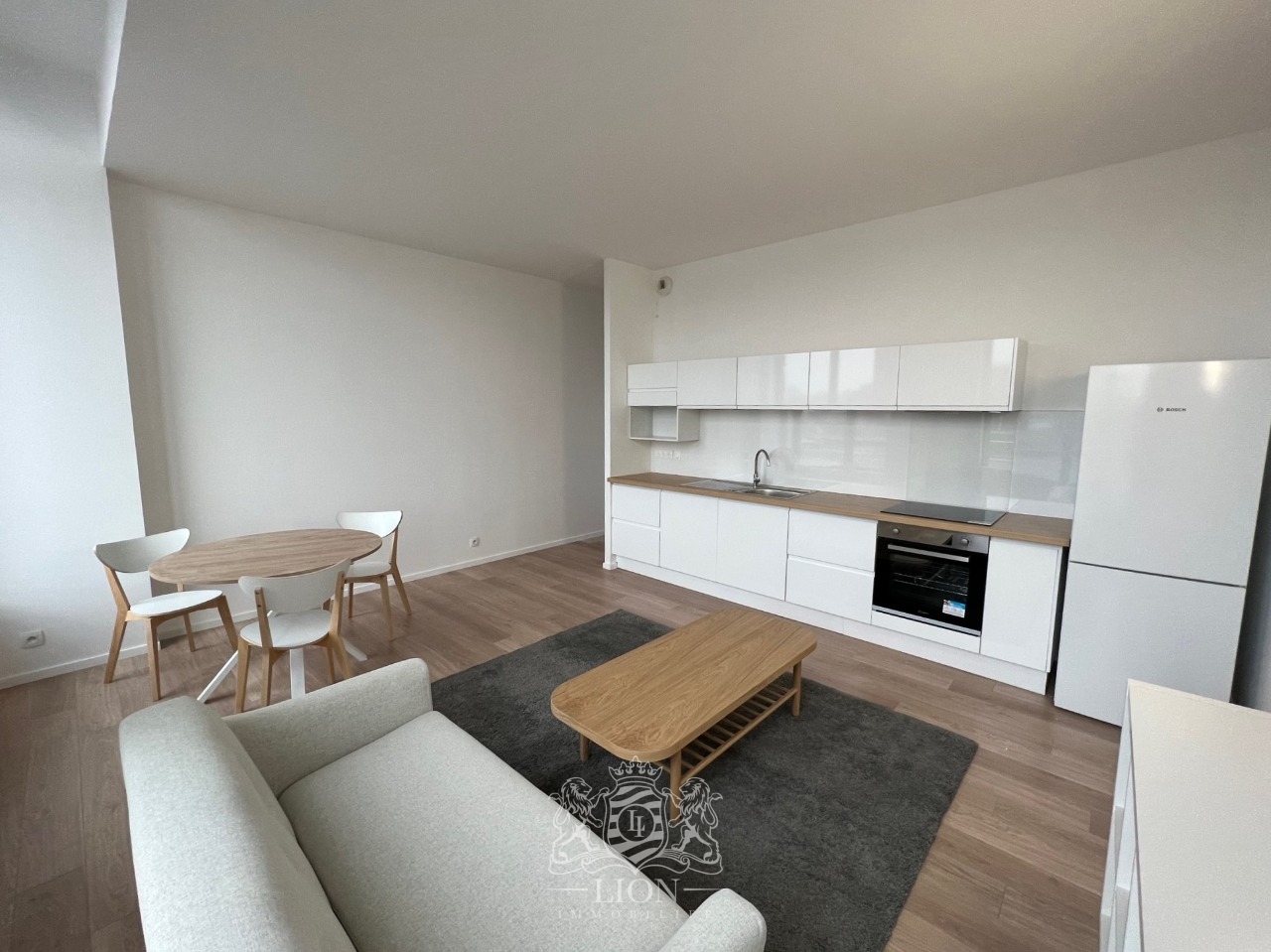 Aeuv vieux lille t2 meuble de 55 m avec parking Photo 2 - Le Lion Immobilier