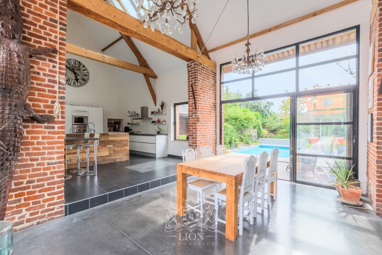 Superbe corps de ferme jardin et piscine  Photo 2 - Le Lion Immobilier