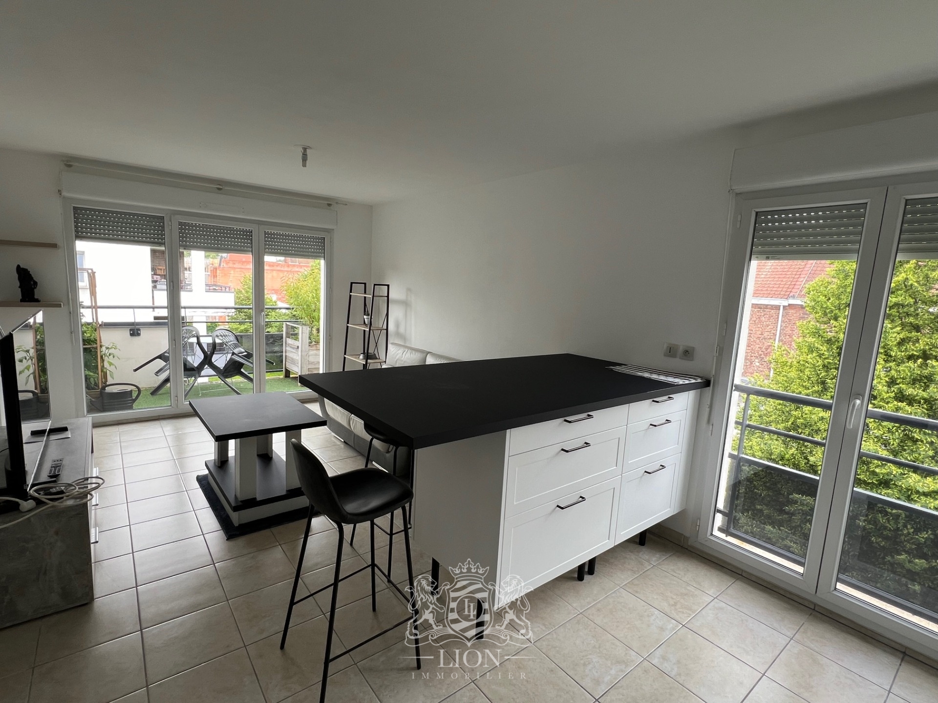 Saint andre lez lille t3 meuble avec parking piscine Photo 5 - Le Lion Immobilier