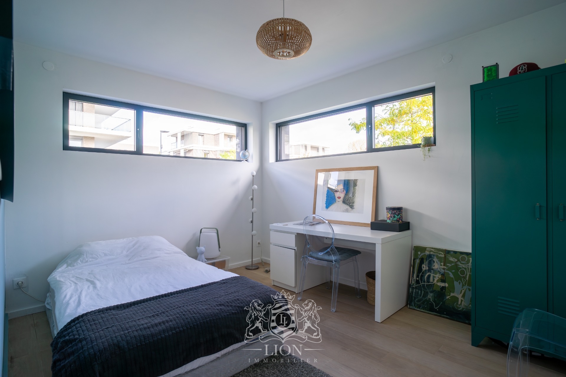 Maison cubique individuelle semi plain pied Photo 9 - Le Lion Immobilier