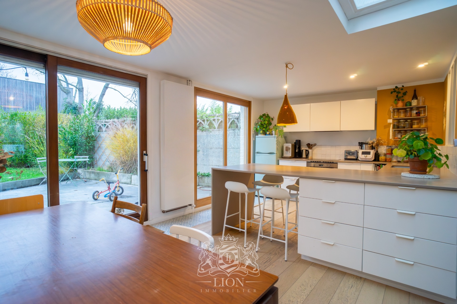 Maison semi individuelle flamande renovee par un architecte Photo 1 - Le Lion Immobilier