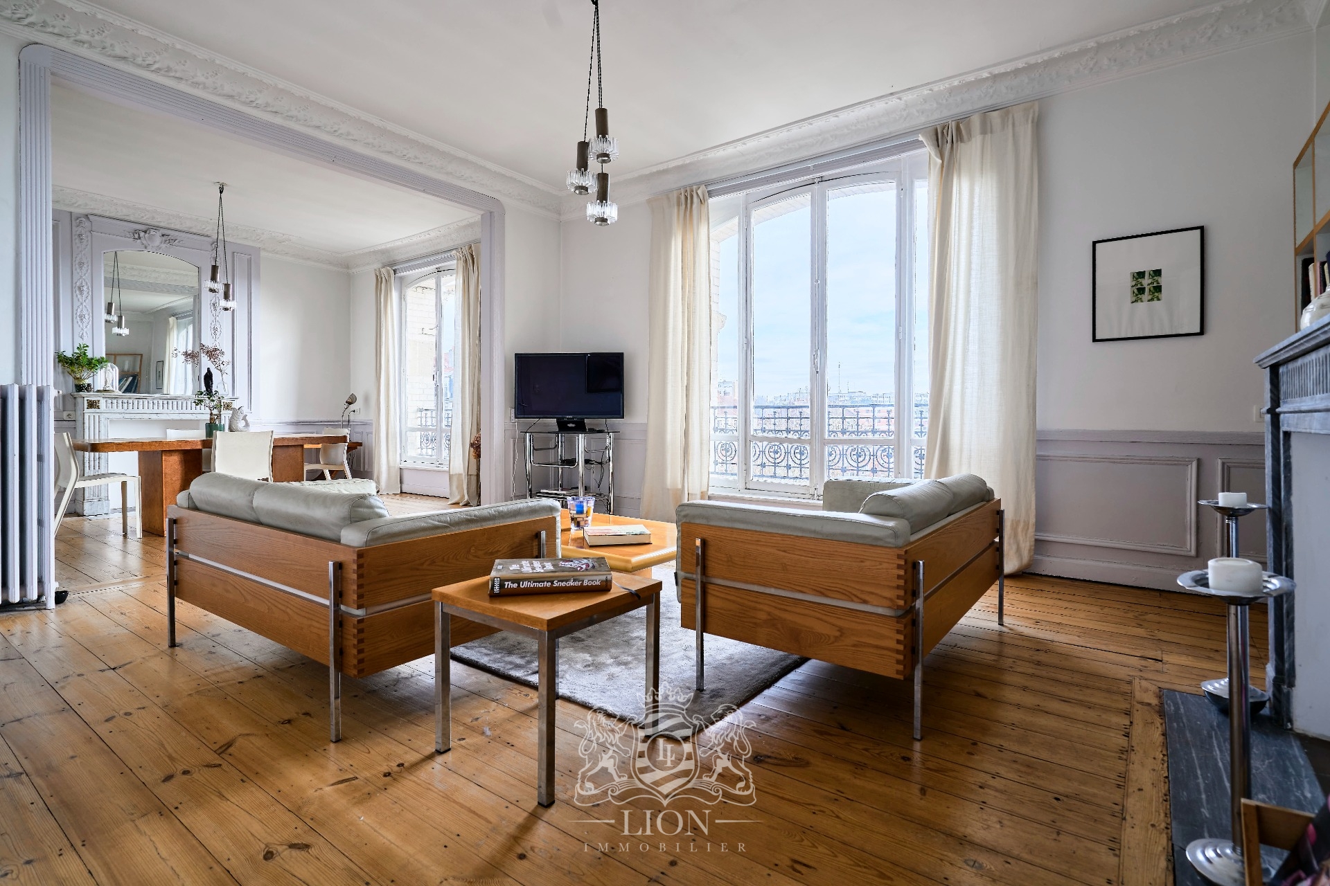 Appartement haussmannien dernier etage parking possible  Photo 4 - Le Lion Immobilier