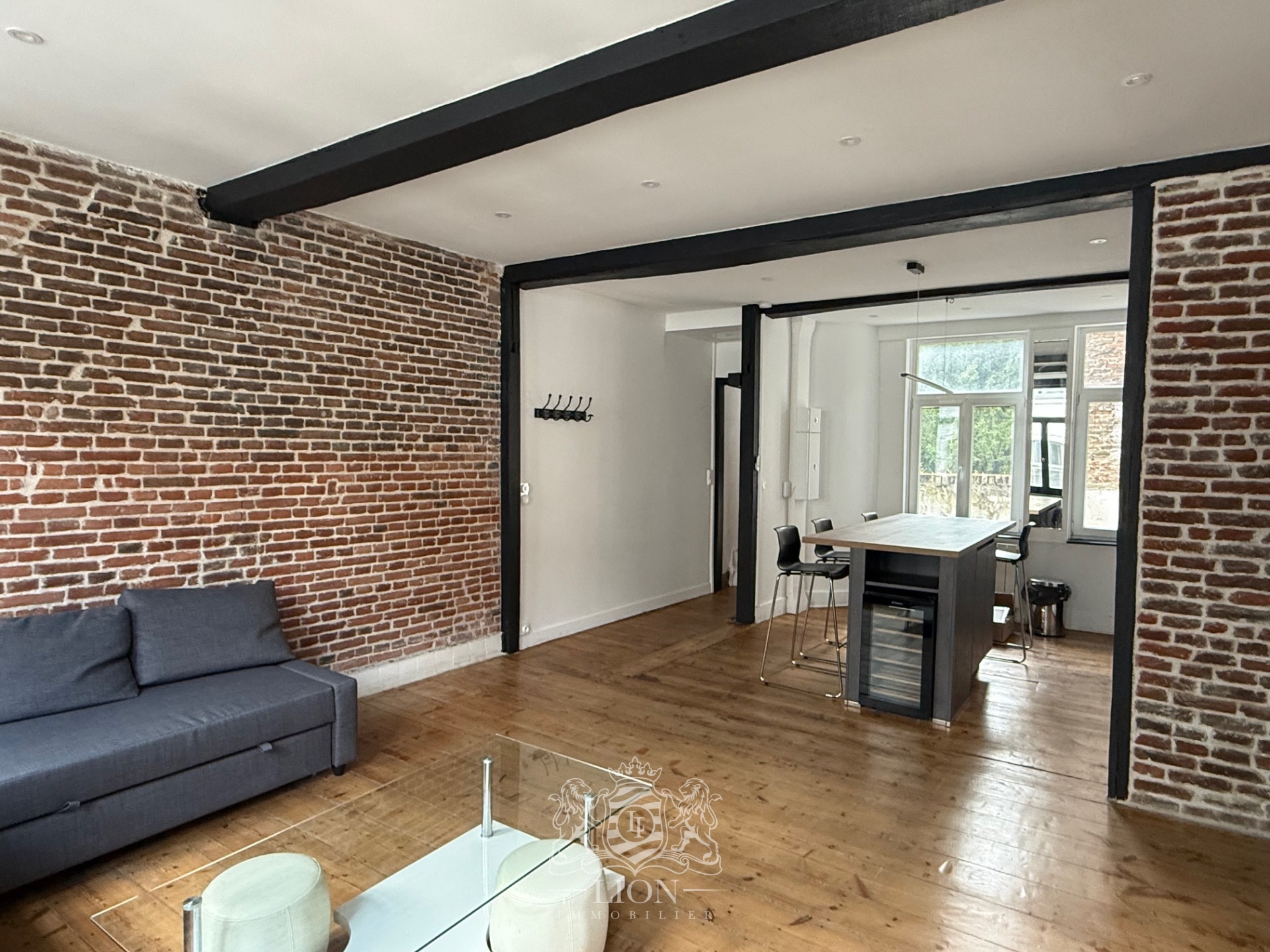 Aoiu vieux lille t3 meuble en duplex Photo 9 - Le Lion Immobilier