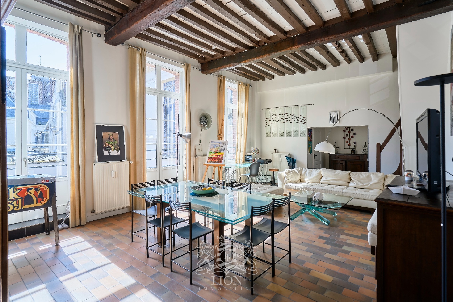 Lille hyper centre   vieux lille t3 duplex Photo 1 - Le Lion Immobilier