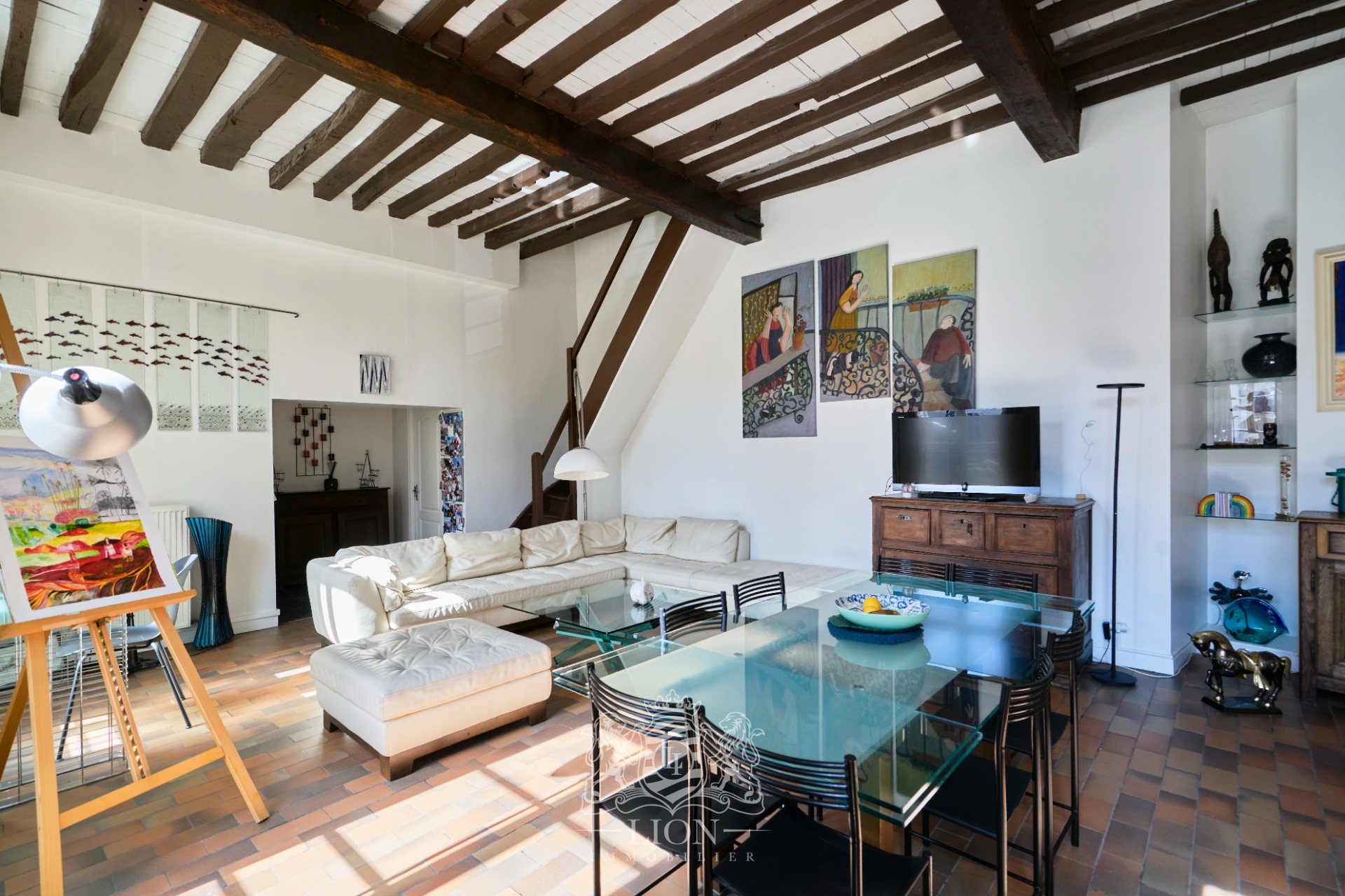 Lille hyper centre   vieux lille t3 duplex Photo 2 - Le Lion Immobilier
