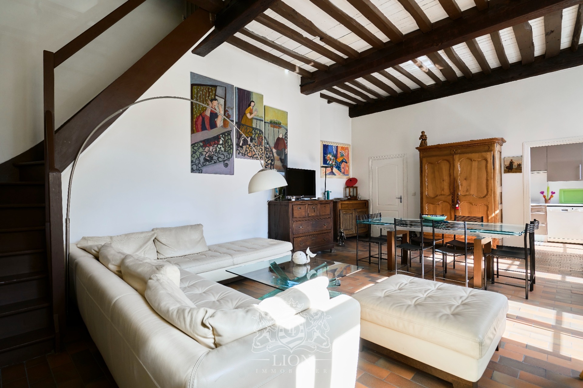 Lille hyper centre   vieux lille t3 duplex Photo 2 - Le Lion Immobilier