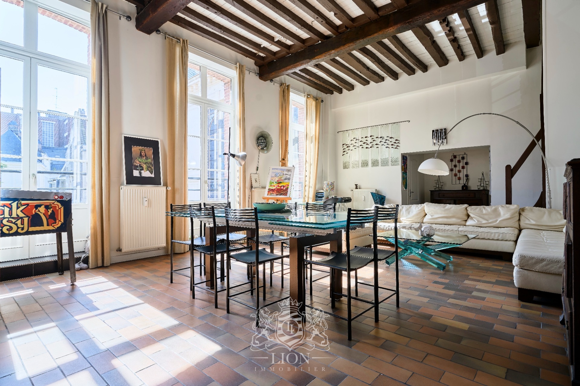 Lille hyper centre   vieux lille t3 duplex Photo 15 - Le Lion Immobilier