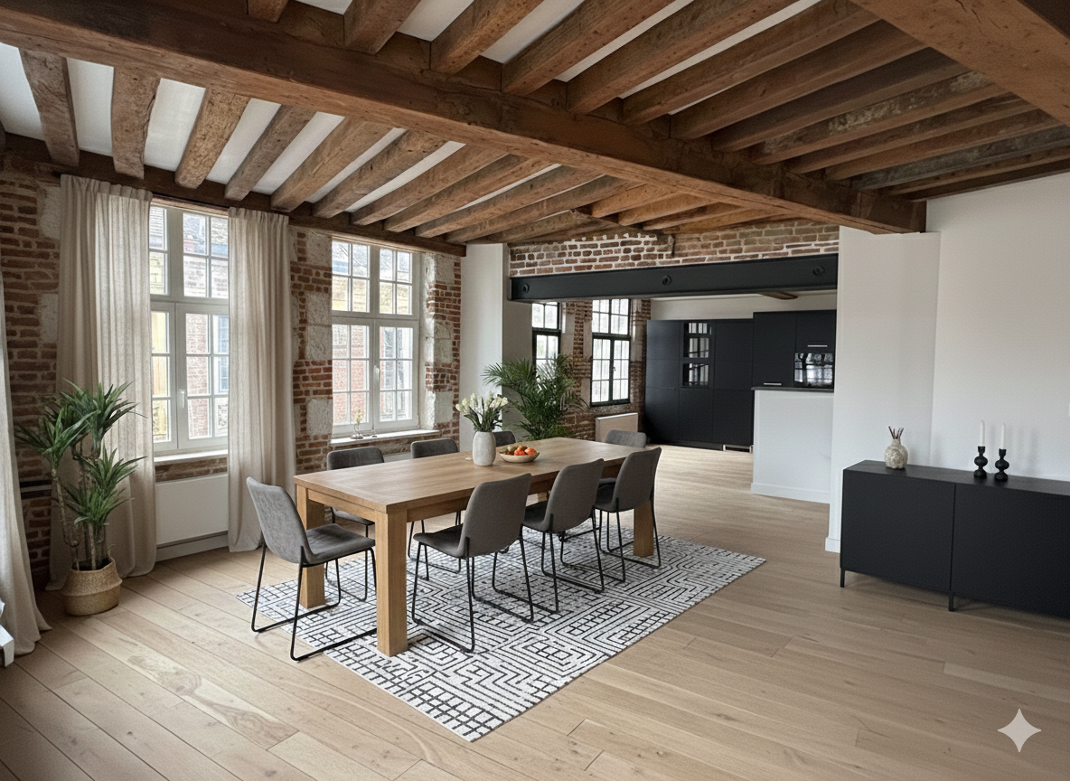 Aoqc vieux lille appartement de type 3 bis Photo 3 - Le Lion Immobilier