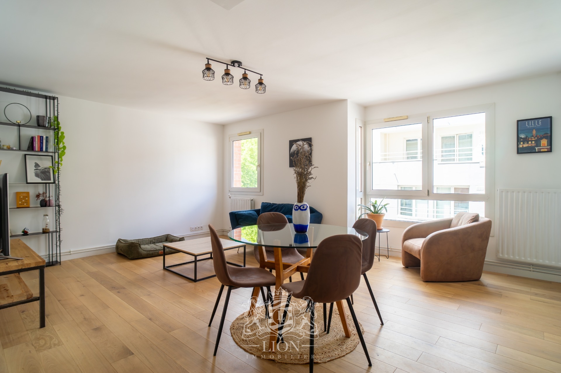 Vieux lille citadelle type 3 72m  parking Photo 3 - Le Lion Immobilier