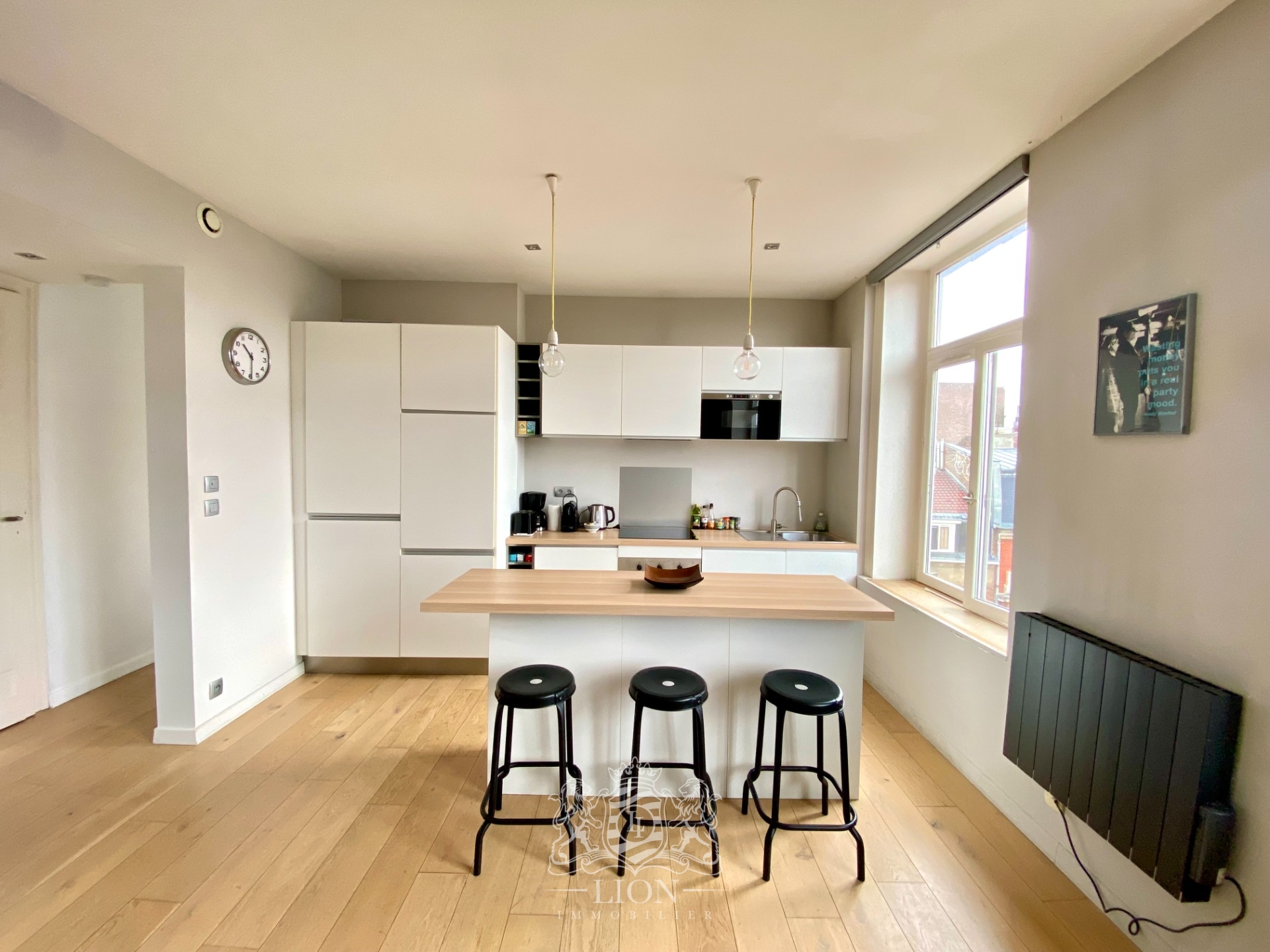 T2 coup de coeur proche grand place et gares vendu meuble  Photo 3 - Le Lion Immobilier