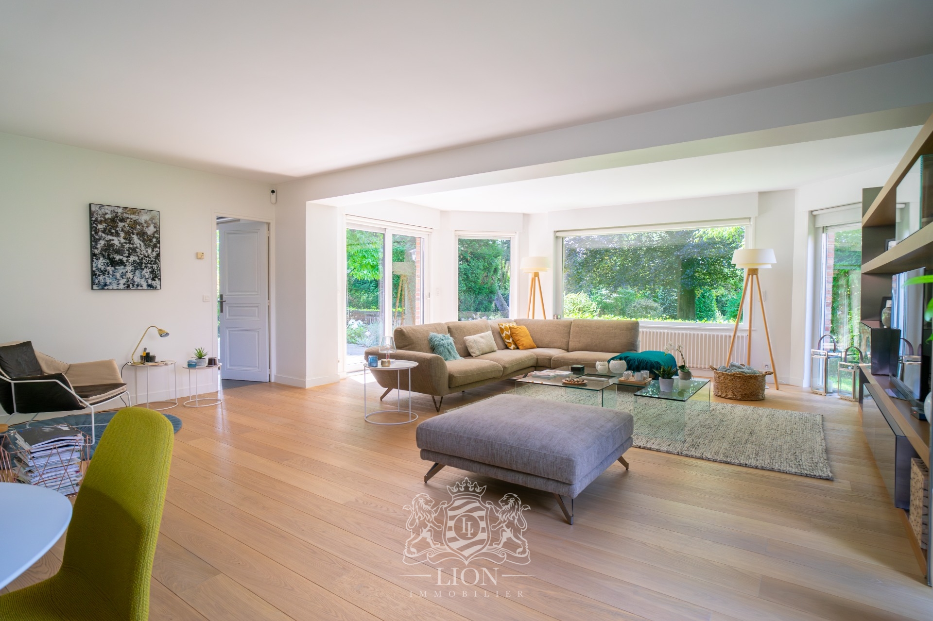 En campagne maison individuelle avec grand jardin verdoyant Photo 1 - Le Lion Immobilier