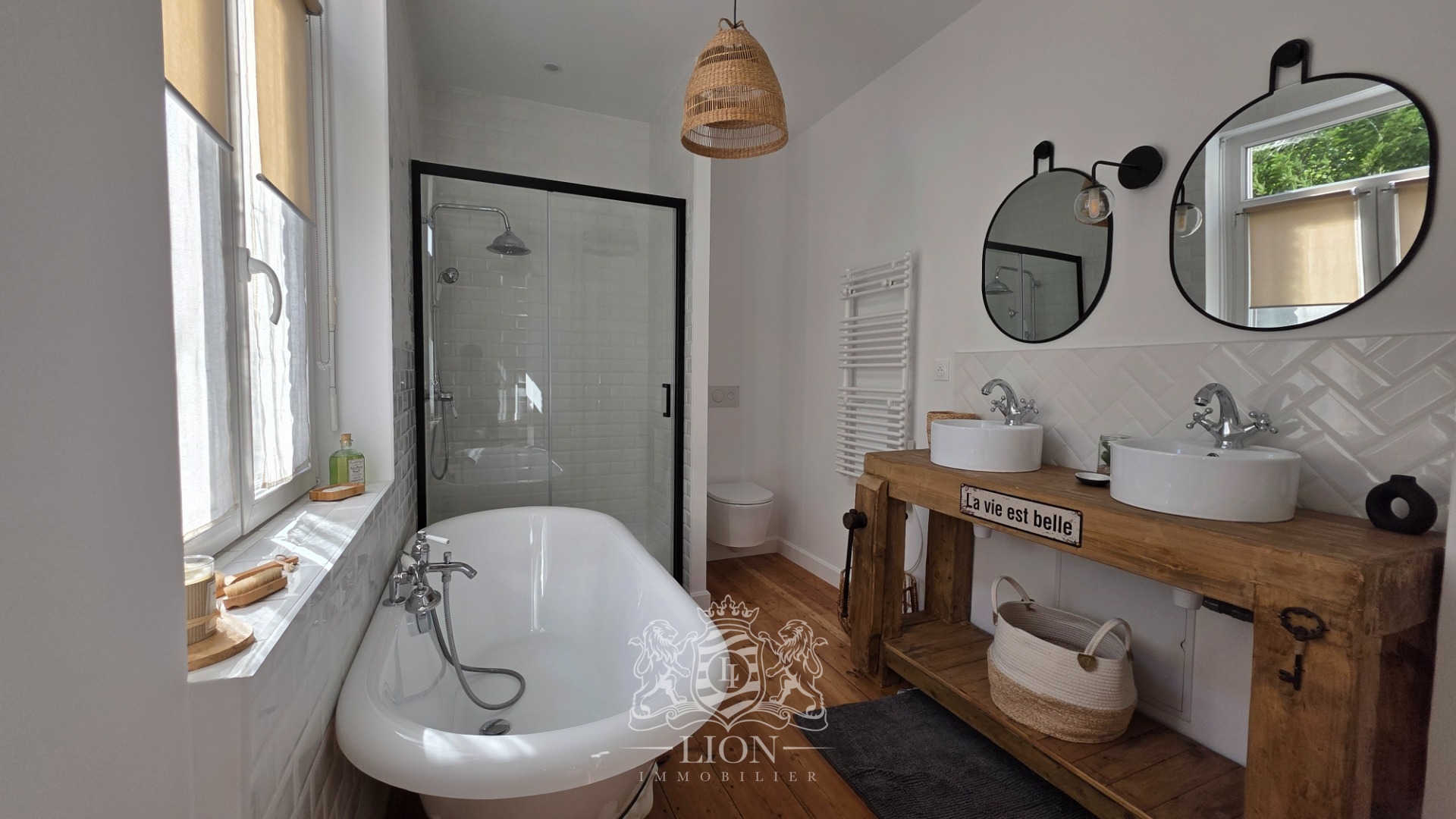 Maison semi individuelle renovee avec grand jardin Photo 3 - Le Lion Immobilier