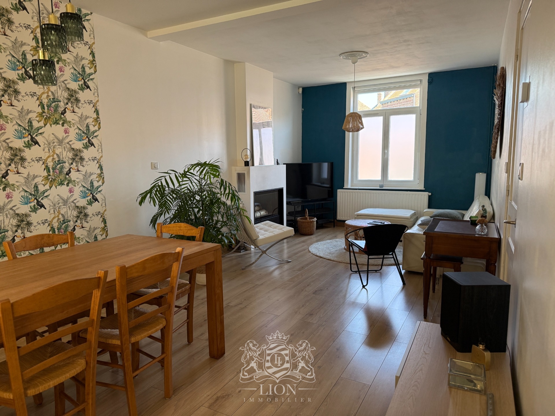 Au coeur du vieil ascq 1930 3 chambres bureau Photo 3 - Le Lion Immobilier