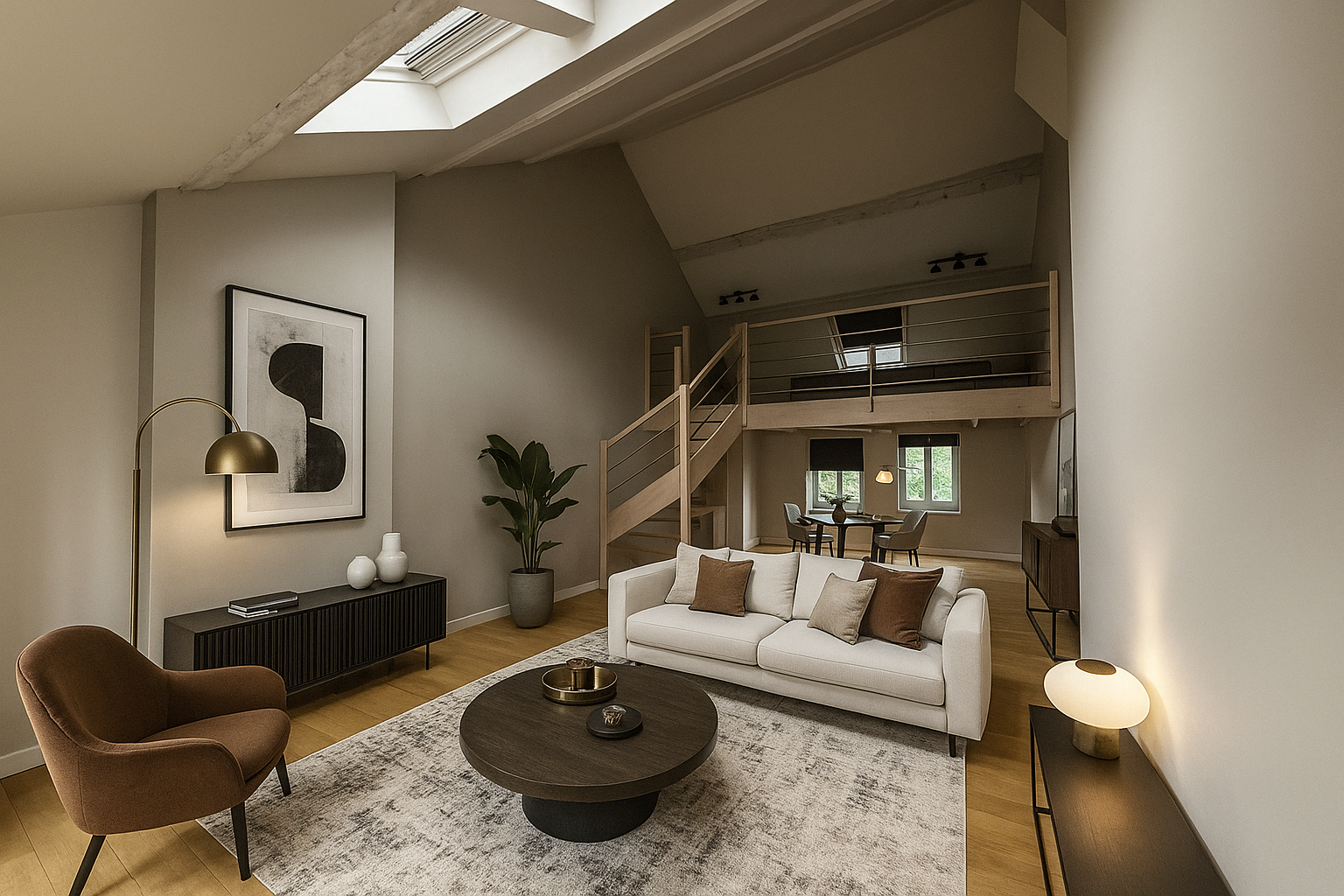 Aqvw vieux lille type 5 en duplex avec parking Photo 1 - Le Lion Immobilier