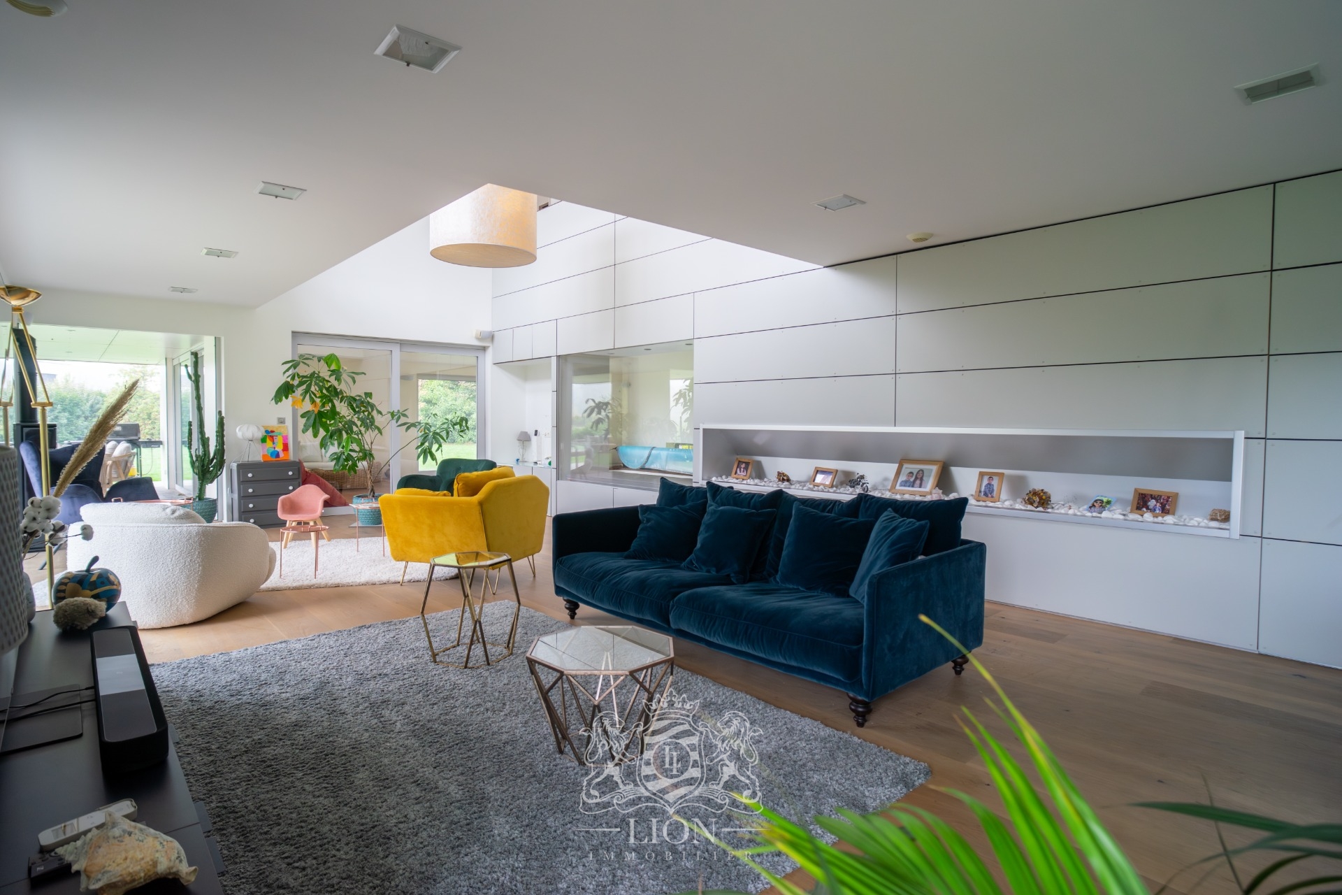 Arcv merignies maison d architecte avec piscine Photo 4 - Le Lion Immobilier