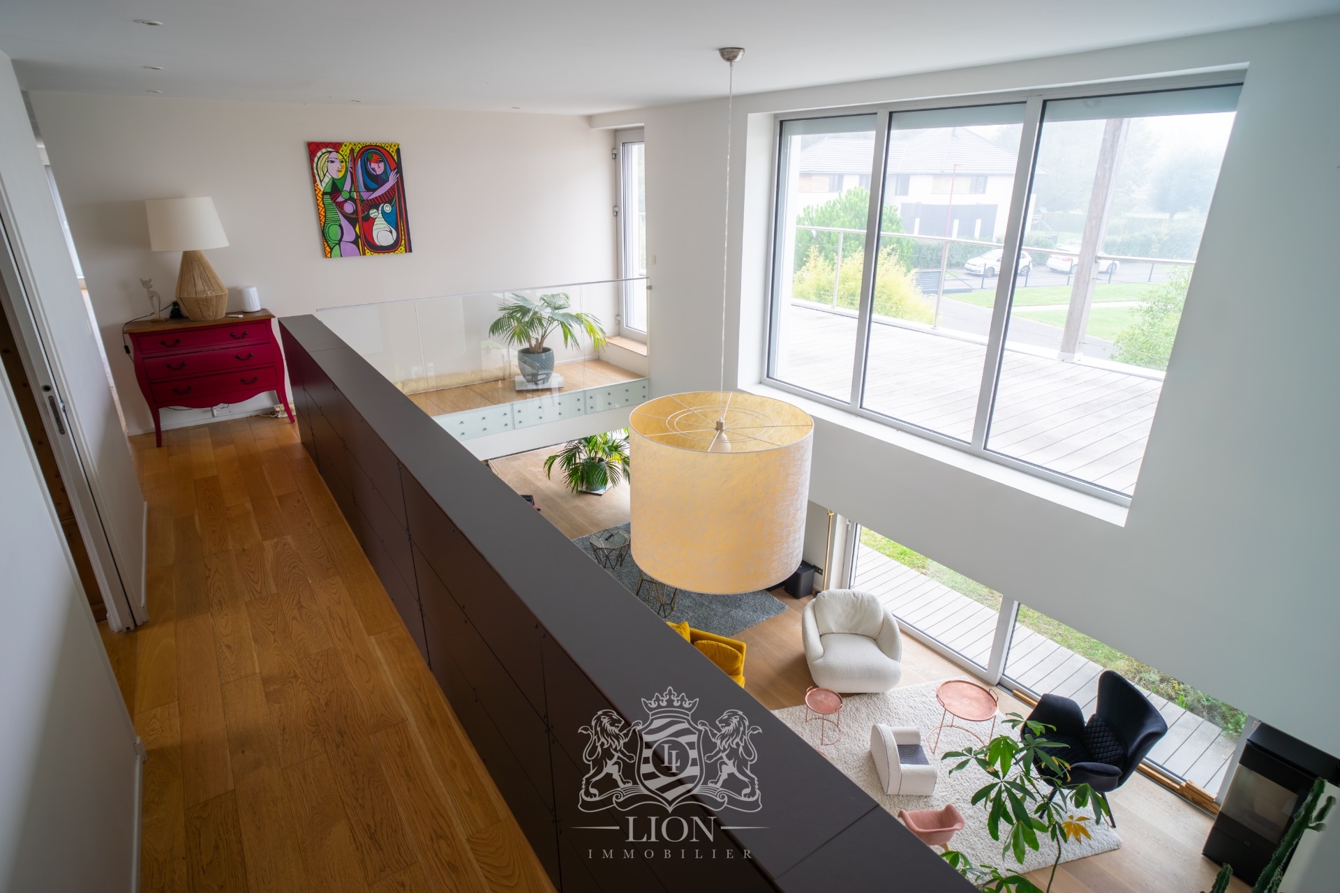 Arcv merignies maison d architecte avec piscine Photo 12 - Le Lion Immobilier
