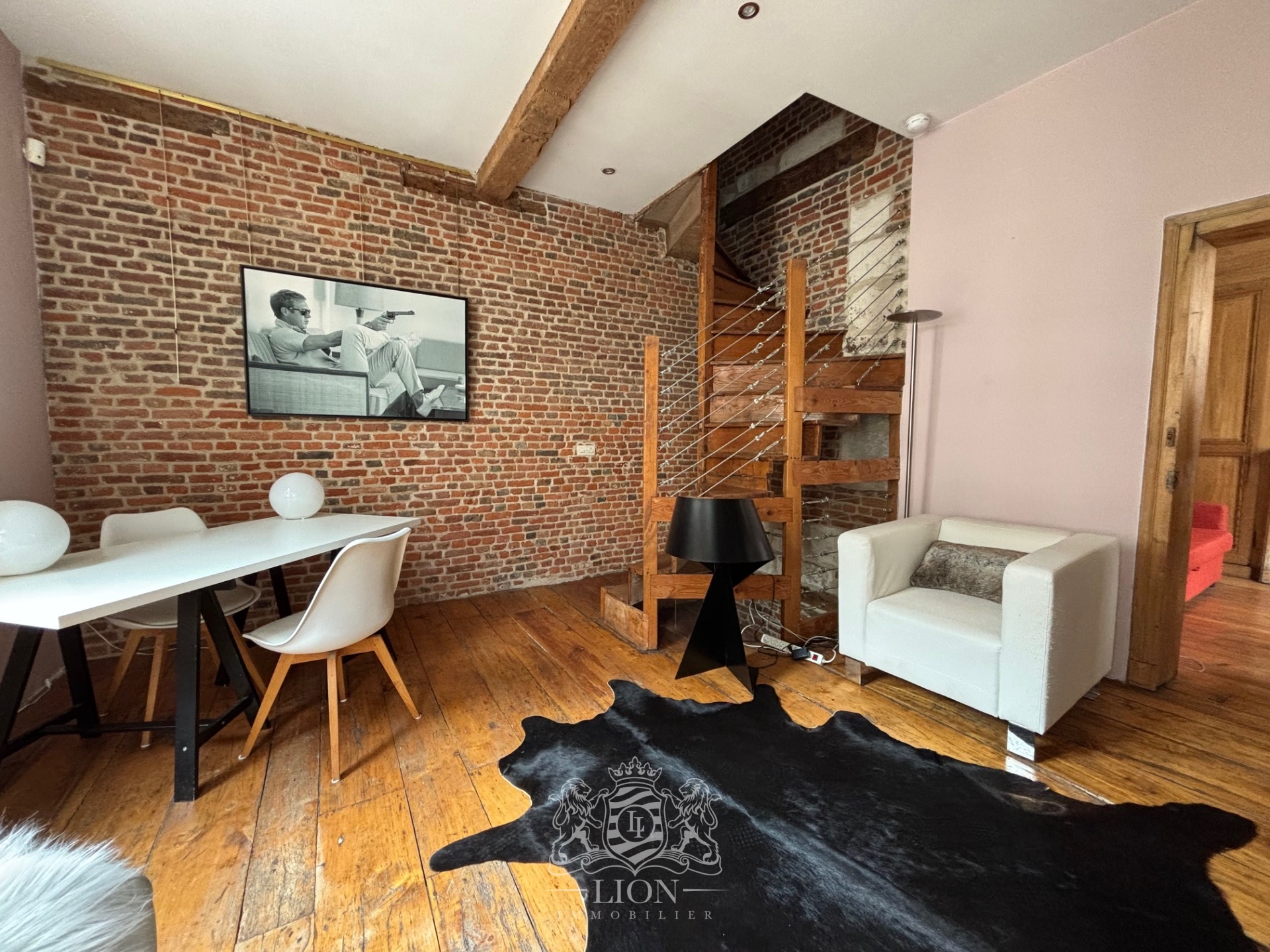 Vieux lille maison de charme 2 chambres Photo 4 - Le Lion Immobilier