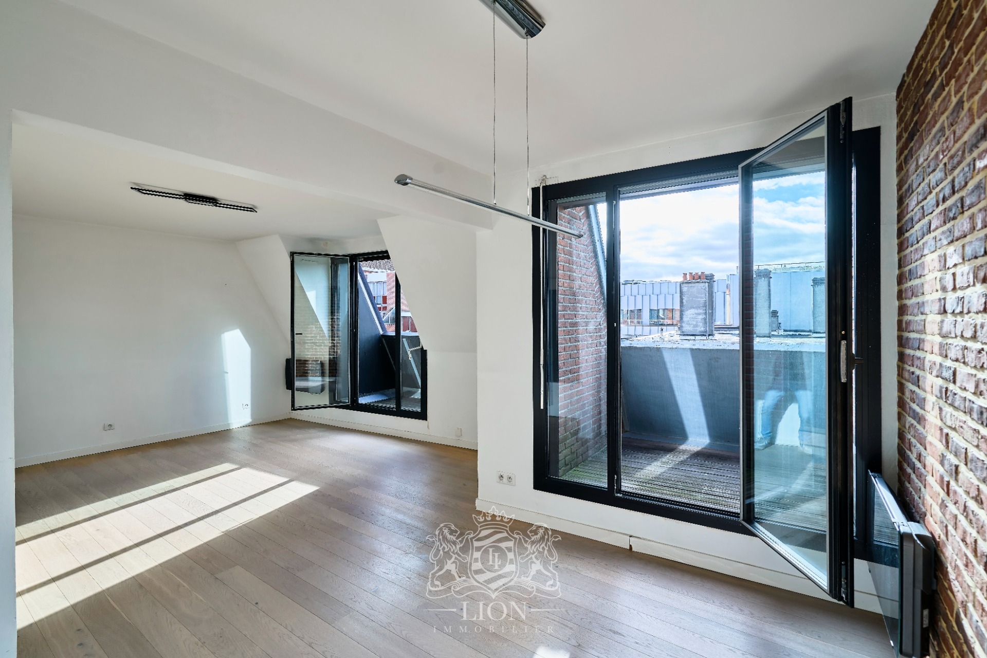 Duplex hyper centre dernier etage balcons et parking Photo 3 - Le Lion Immobilier