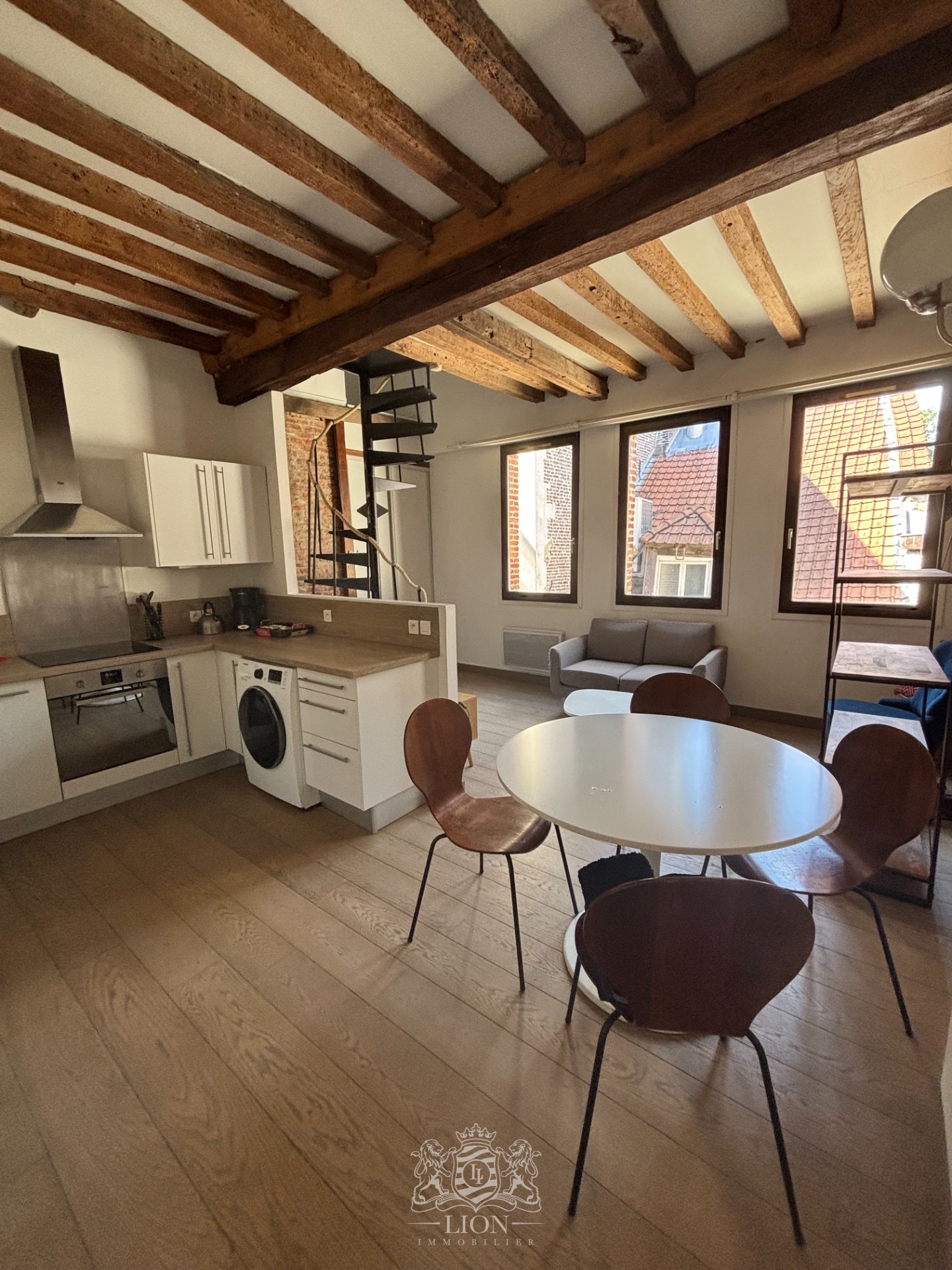 Vieux lille rue de la monnaie appartement duplex  t2 Photo 16 - Le Lion Immobilier