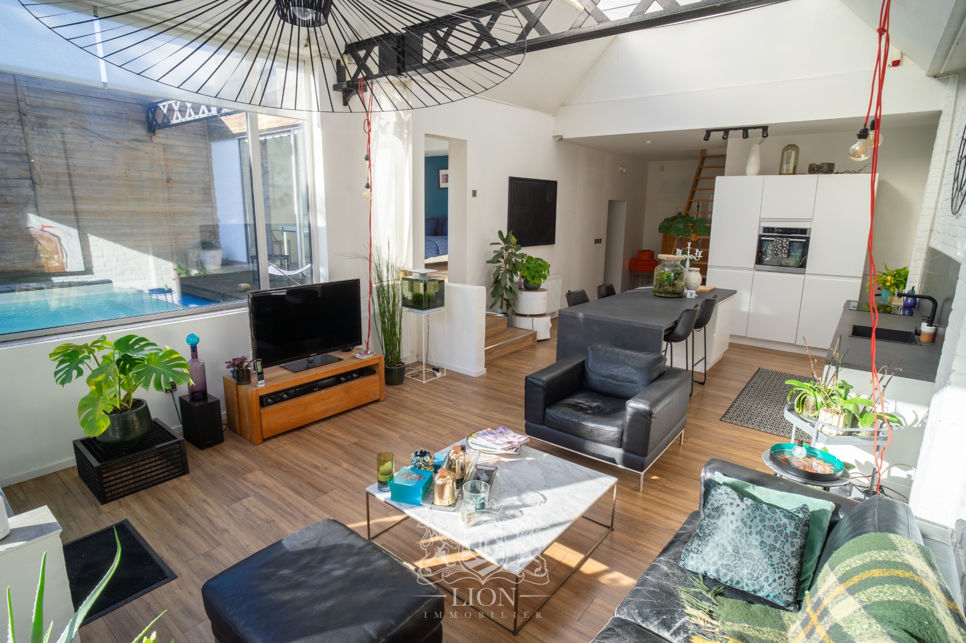 Loft avec piscine Photo 3 - Le Lion Immobilier Loft avec piscine Photo 3 - Le Lion Immobilier