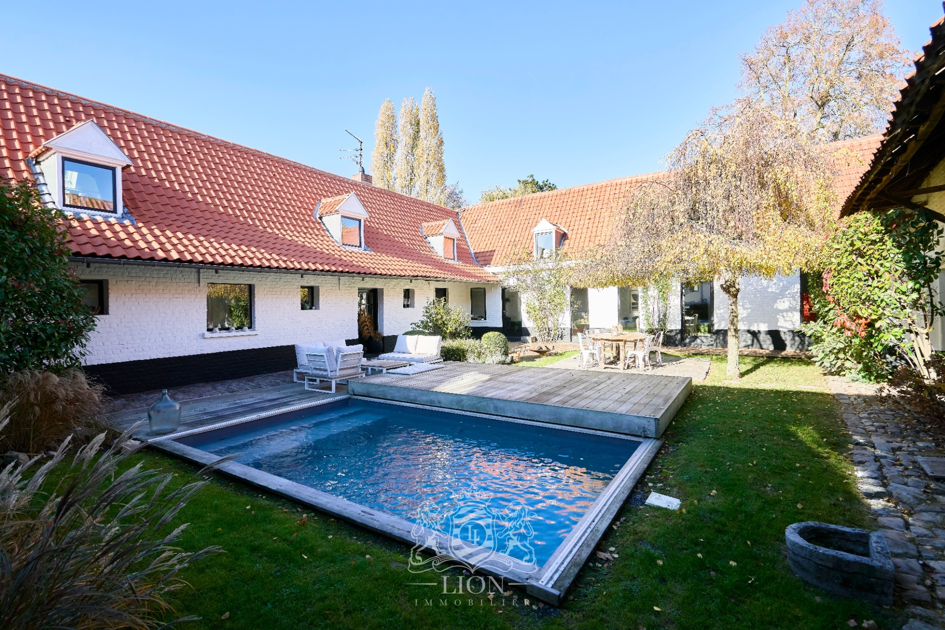 Rare   corps de ferme bondues - Le Lion Immobilier