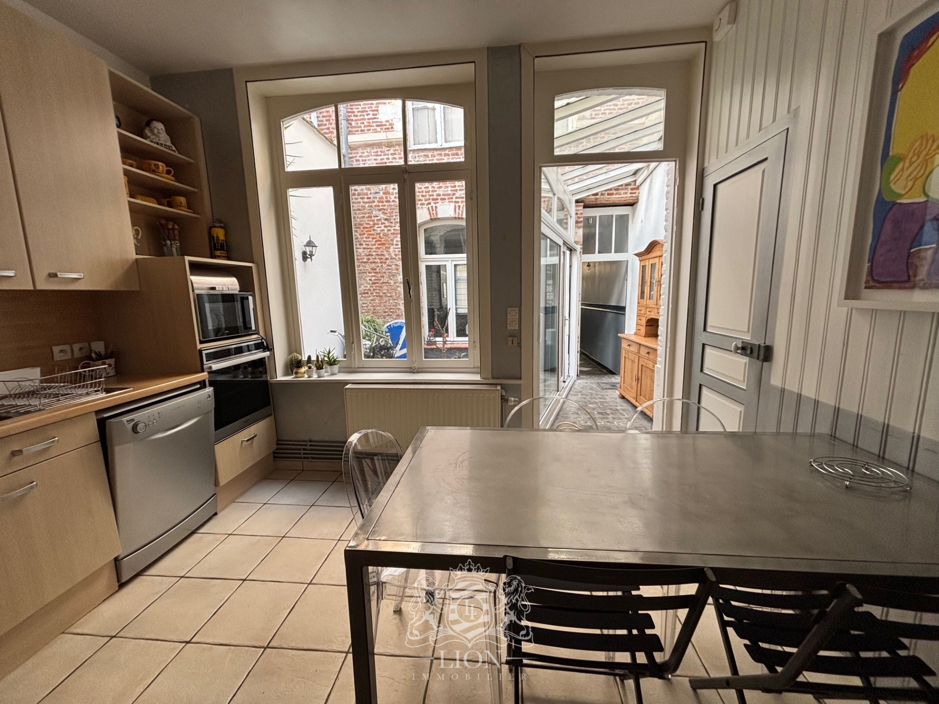 Vieux lille secteur voltaire maison typique  avec exterieur Photo 7 - Le Lion Immobilier