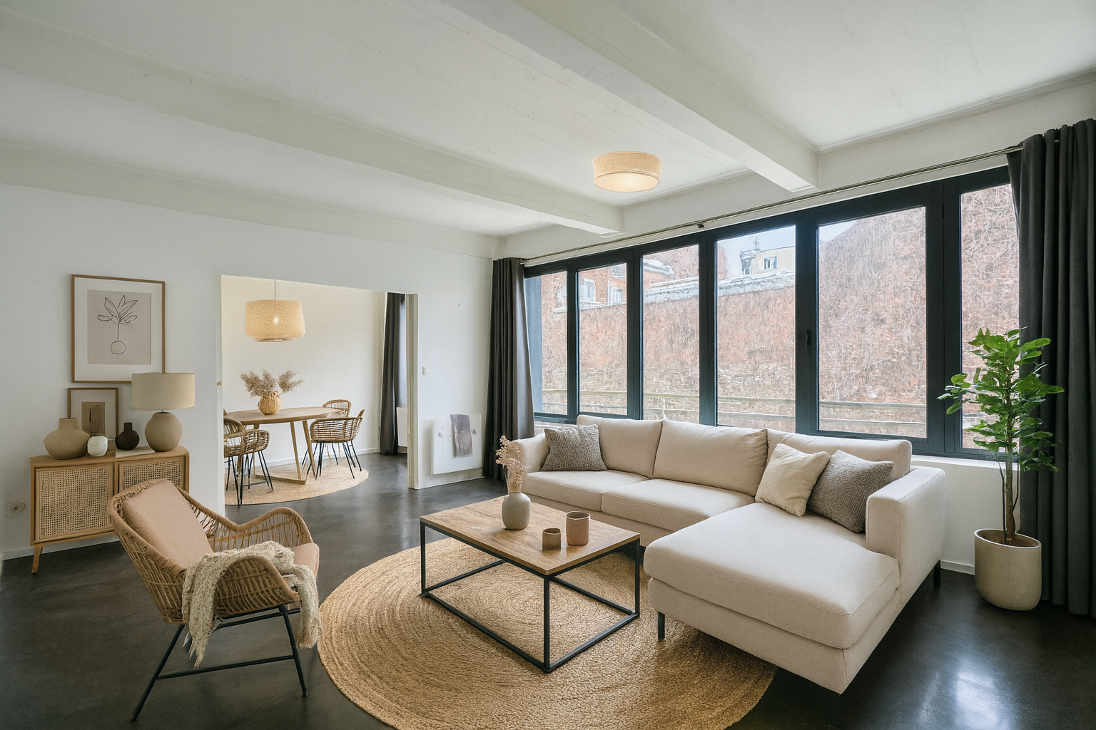 Appartement 2 chambres esprit loft et parking Photo 2 - Le Lion Immobilier