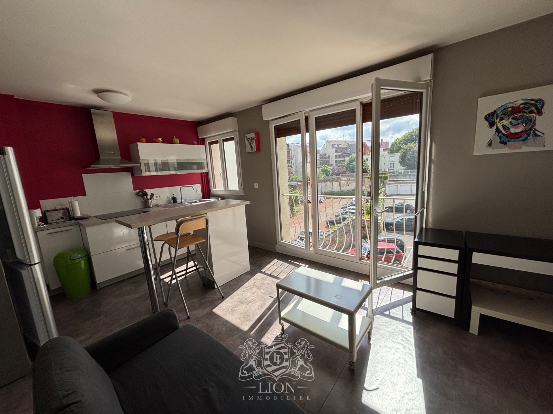 Lille vauban face catho  f1 bis 35m meuble Photo 2 - Le Lion Immobilier