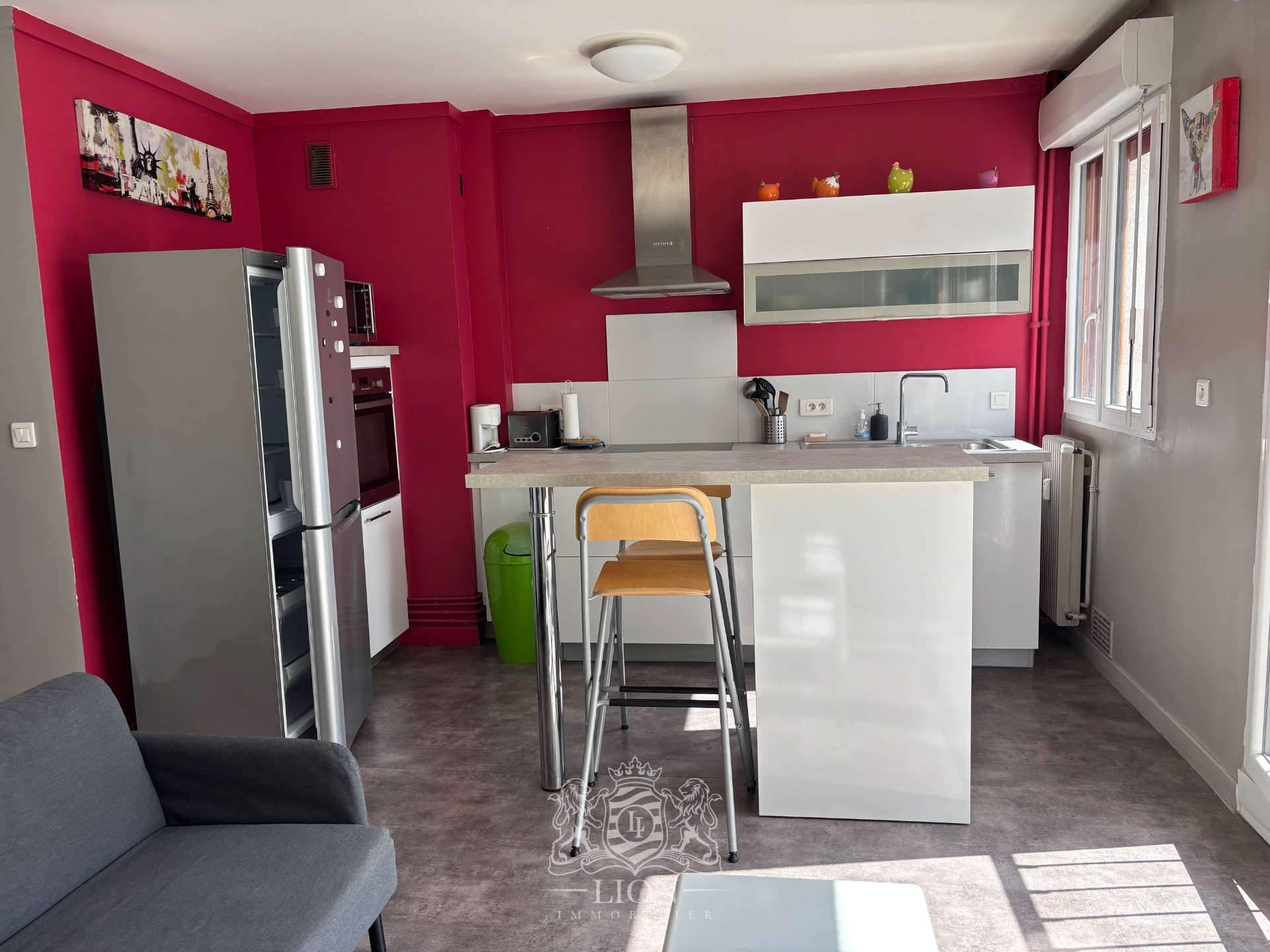 Lille vauban face catho  f1 bis 35m meuble Photo 16 - Le Lion Immobilier