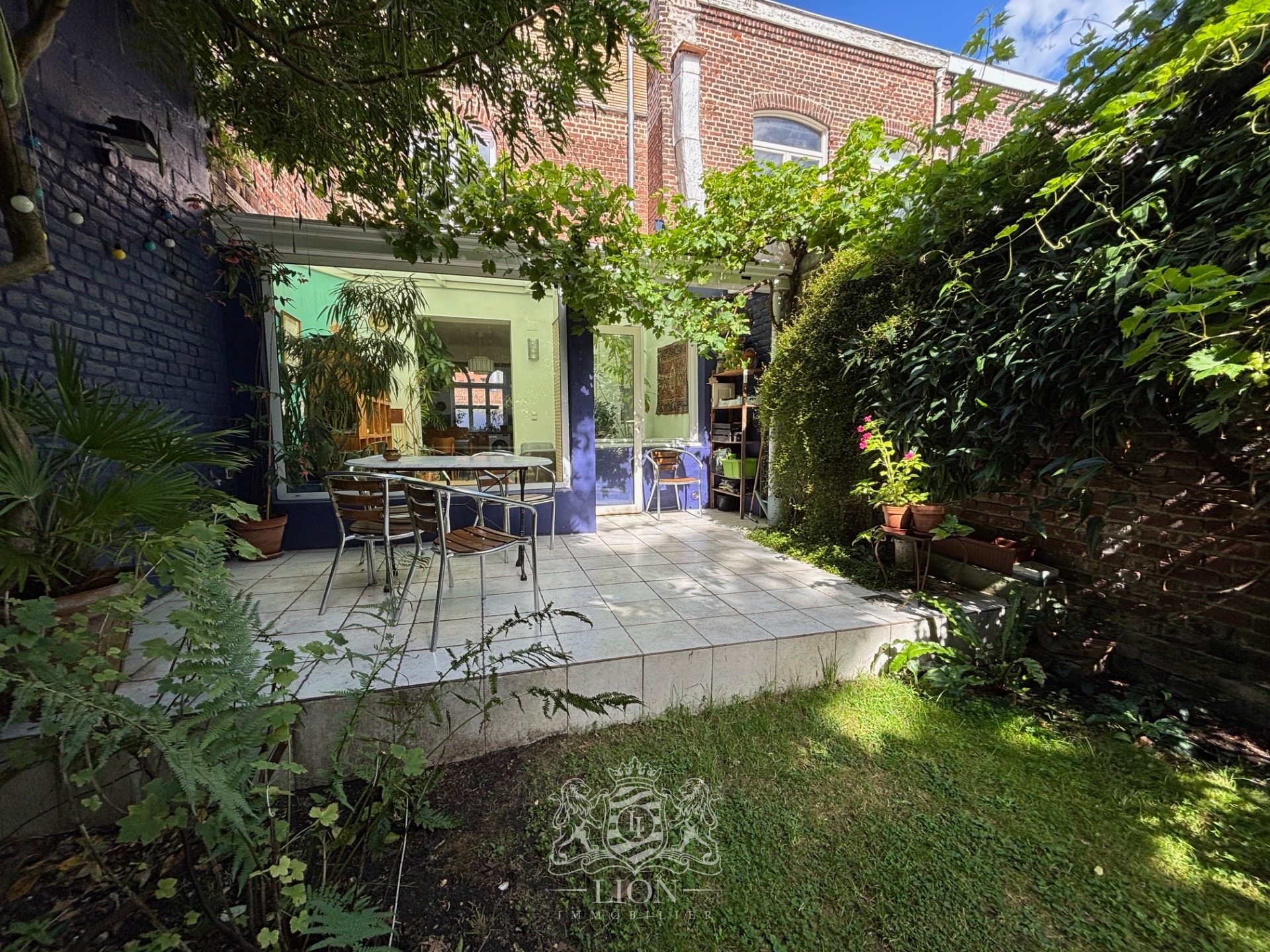 Lille pellevoisin maison de charme avec jardin Photo 1 - Le Lion Immobilier Lille pellevoisin maison de charme avec jardin Photo 1 - Le Lion Immobilier