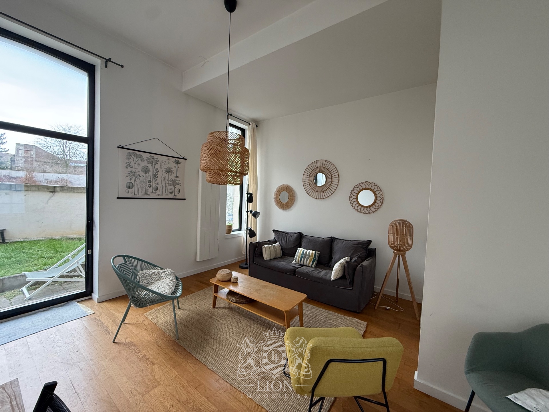 Asjq vieux lille t2 meuble avec jardin Photo 1 - Le Lion Immobilier