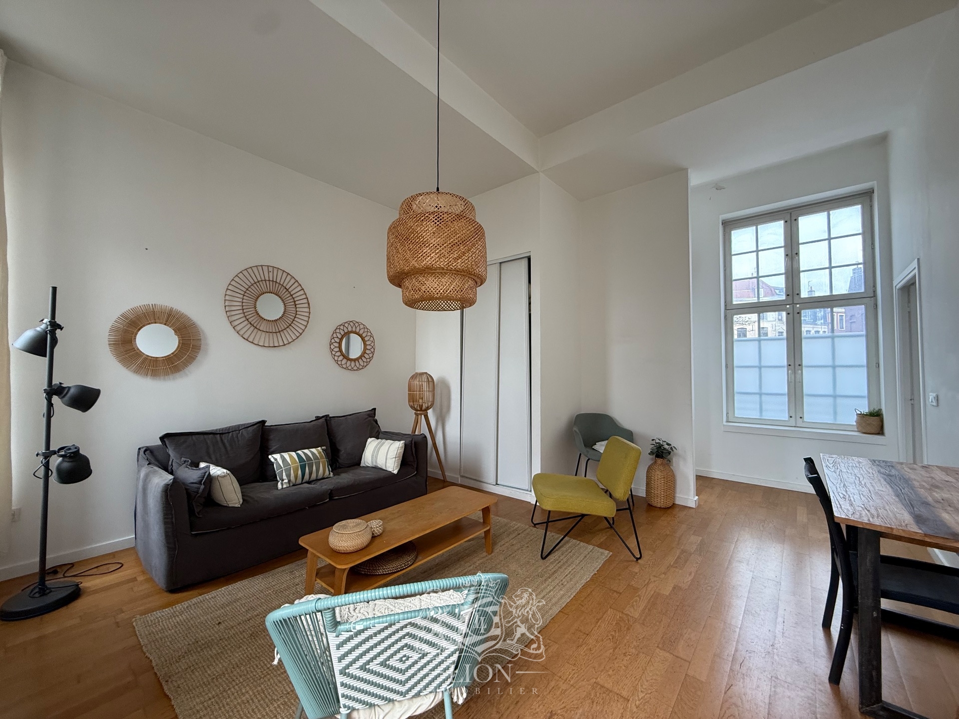 Asjq vieux lille t2 meuble avec jardin Photo 2 - Le Lion Immobilier