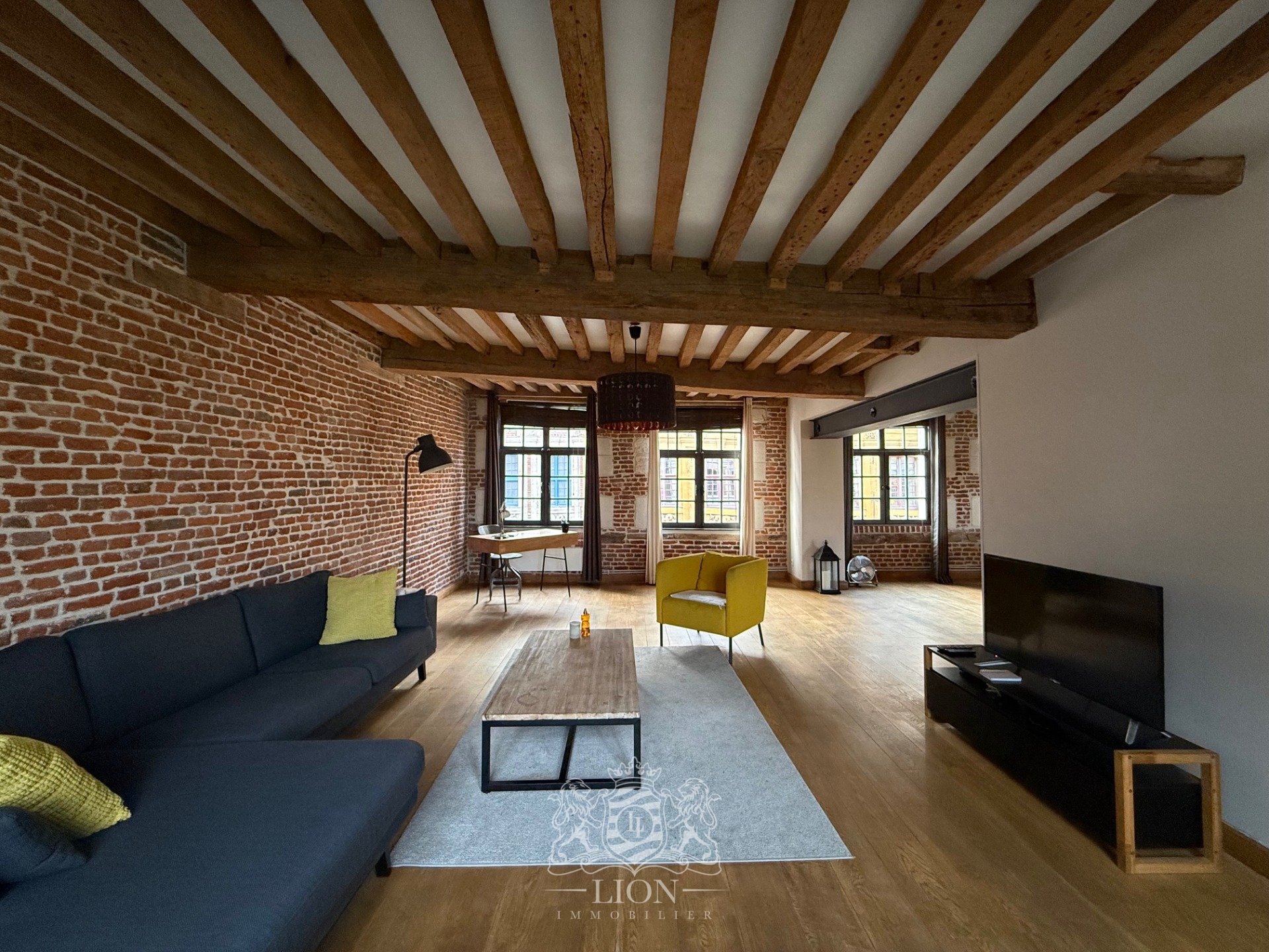 Asmu vieux lille t3 meuble en duplex Photo 2 - Le Lion Immobilier Asmu vieux lille t3 meuble en duplex Photo 2 - Le Lion Immobilier