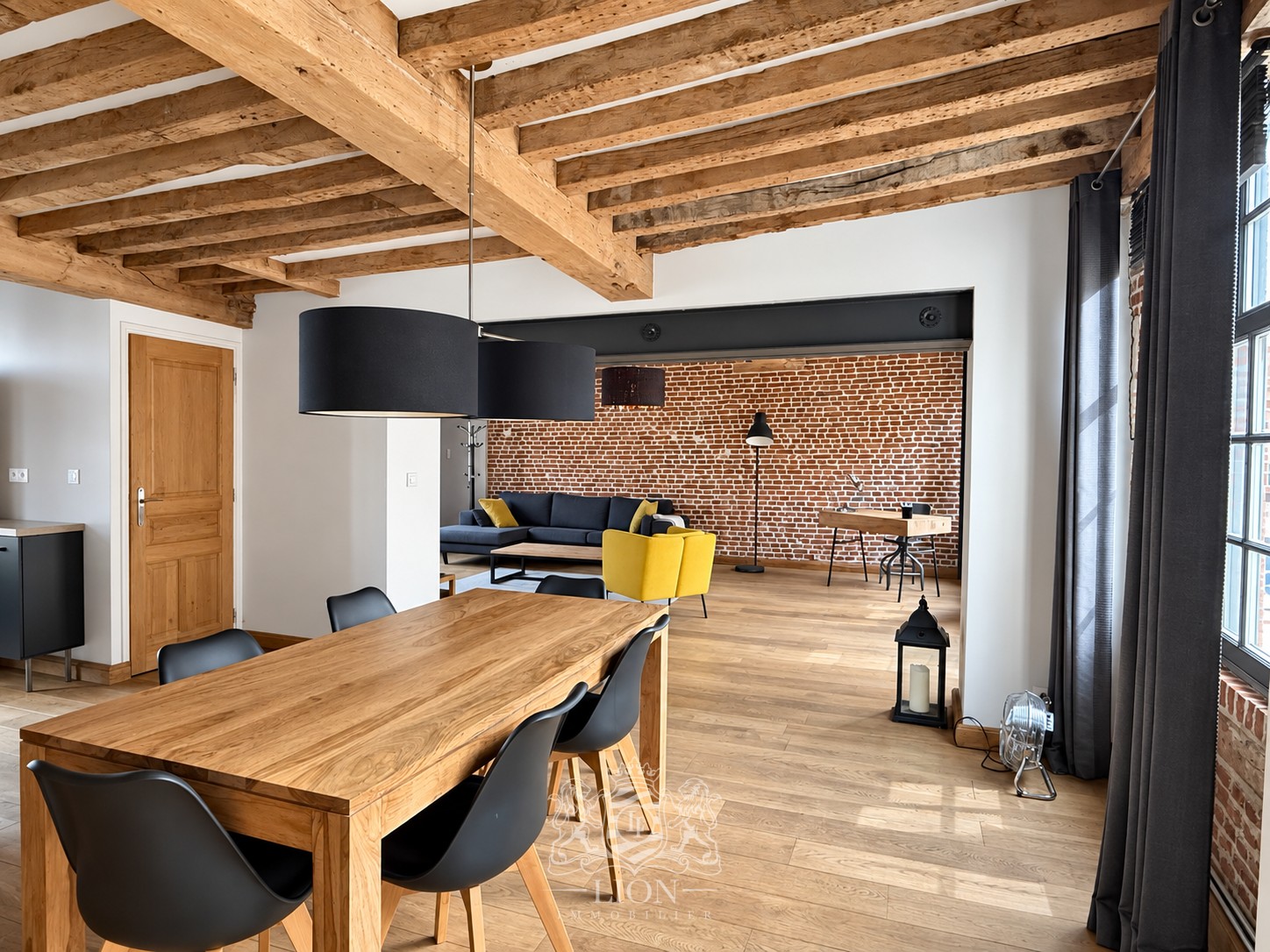 Asmu vieux lille t3 meuble en duplex Photo 4 - Le Lion Immobilier Asmu vieux lille t3 meuble en duplex Photo 4 - Le Lion Immobilier