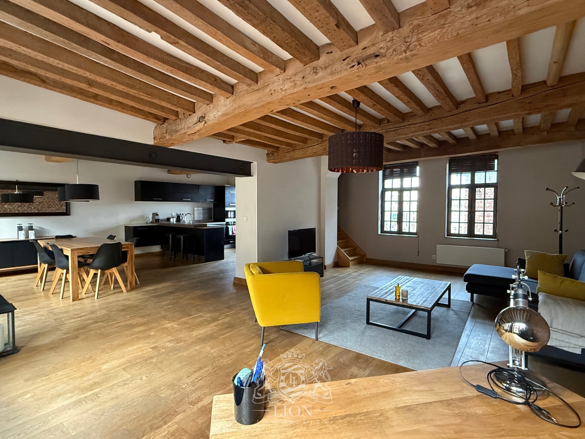 Asmu vieux lille t3 meuble en duplex Photo 10 - Le Lion Immobilier