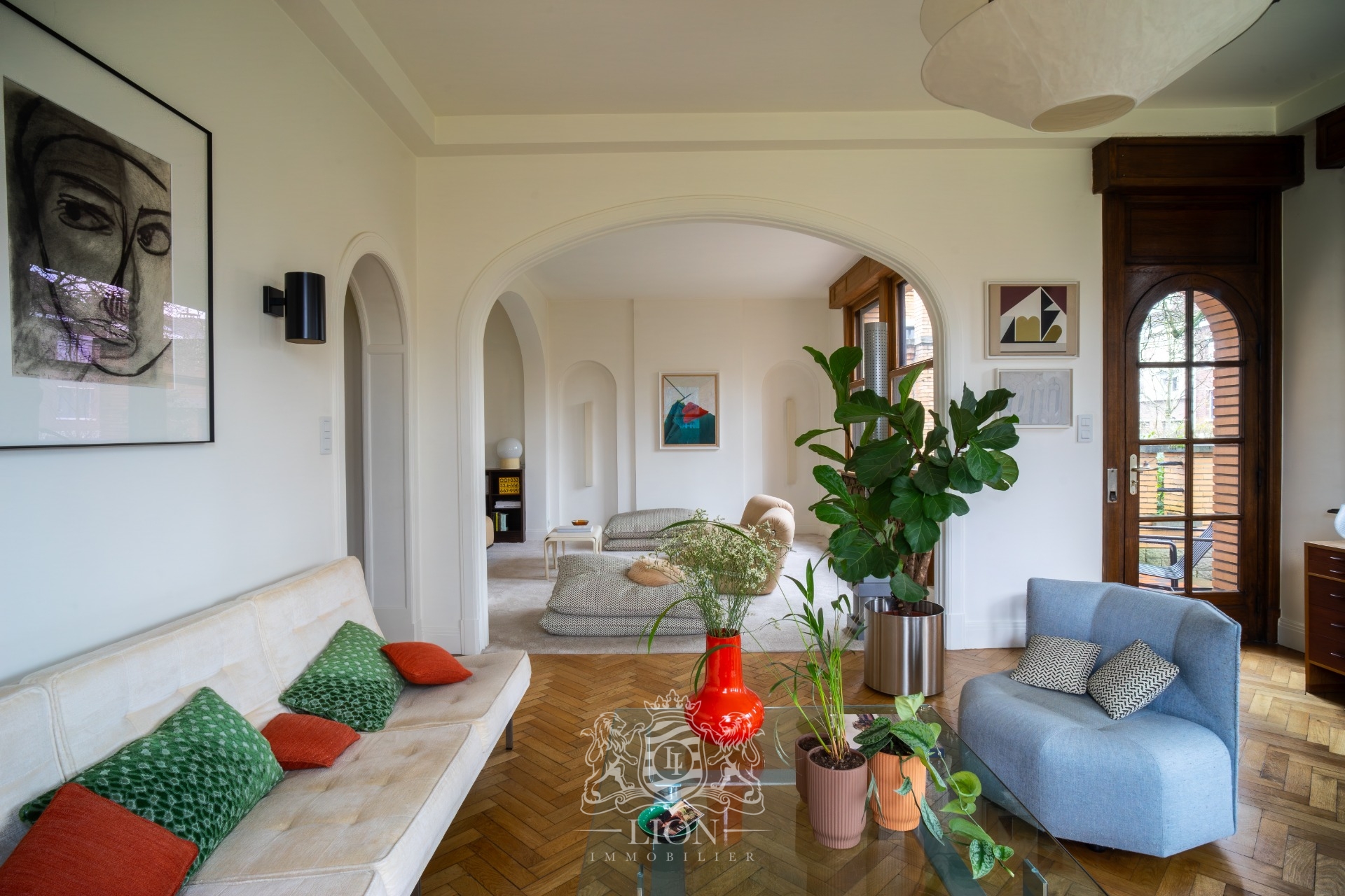 Villa d exception avenue de l hippodrome Photo 3 - Le Lion Immobilier