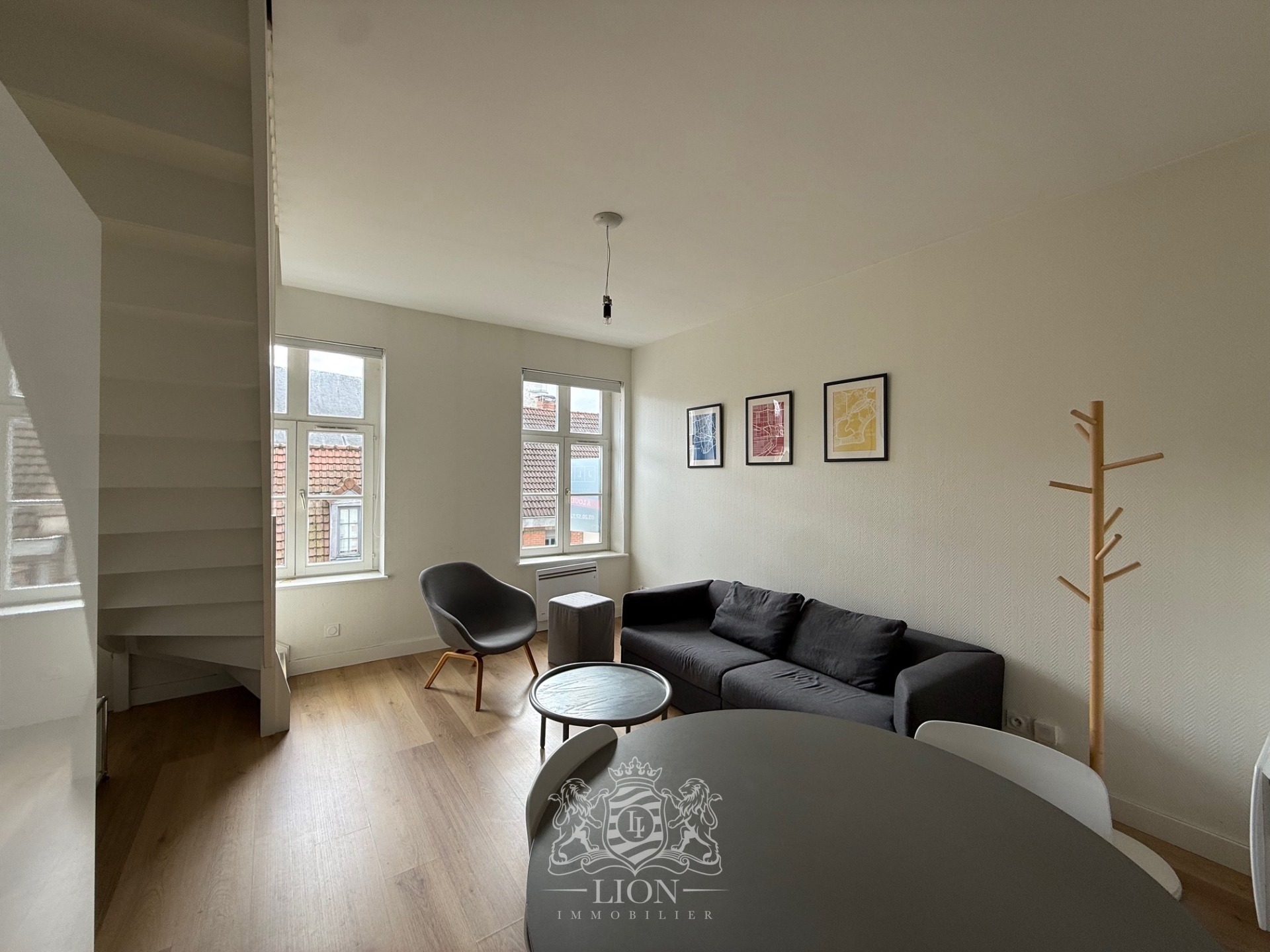 Atdh vieux lille type 2 meuble de 30 m Photo 3 - Le Lion Immobilier