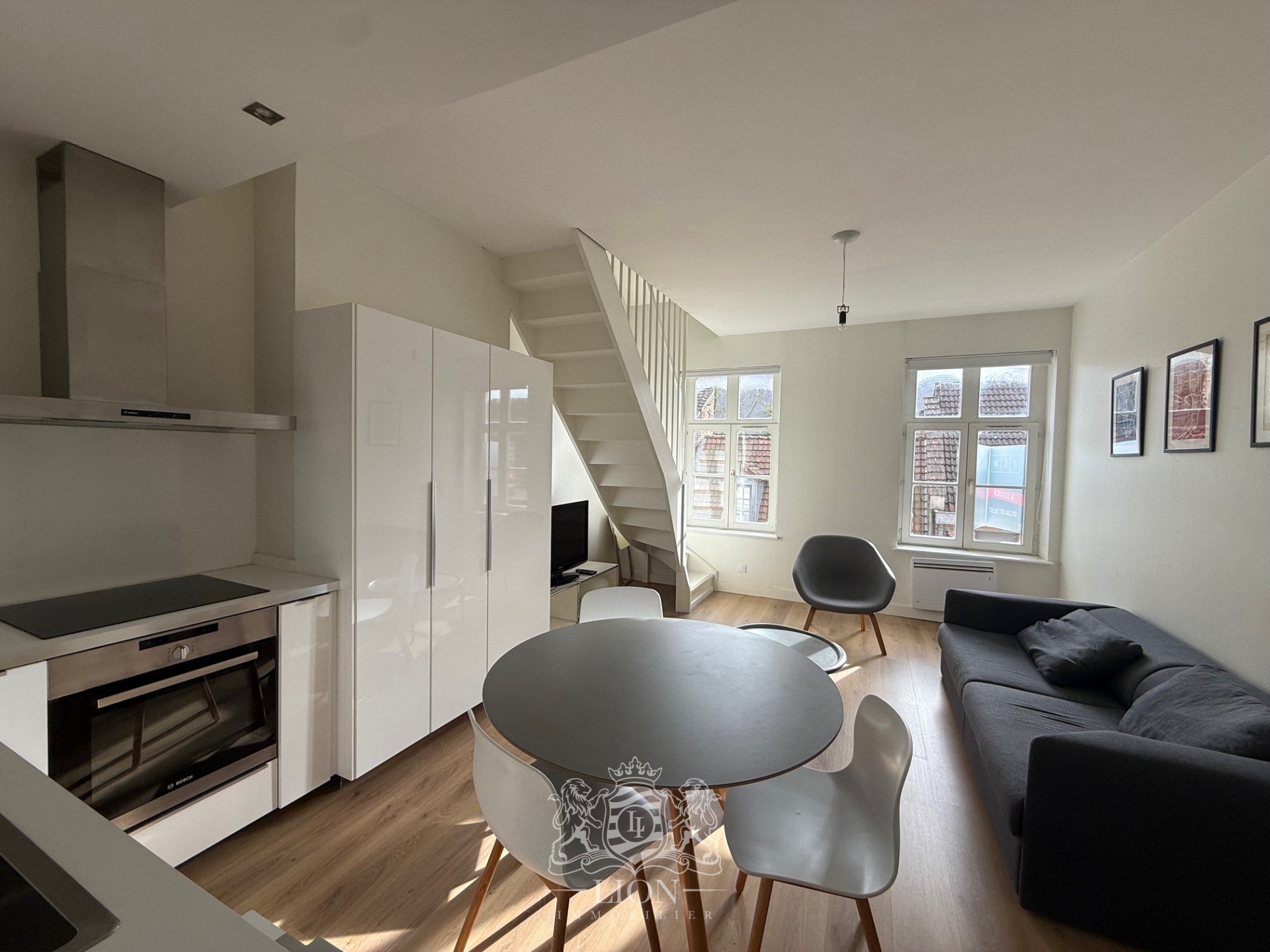 Atdh vieux lille type 2 meuble de 30 m Photo 5 - Le Lion Immobilier