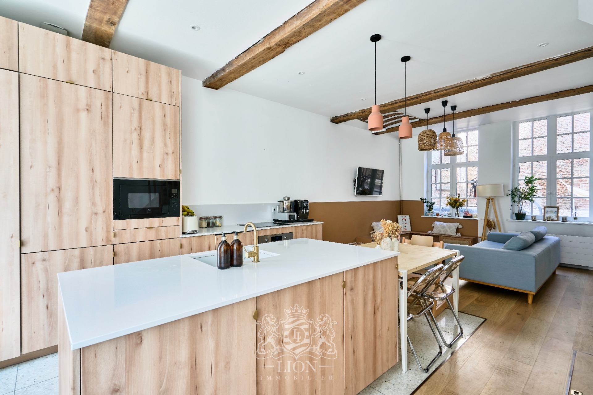 Rare   maison typique du vieux lille avec belle terrasse  Photo 3 - Le Lion Immobilier