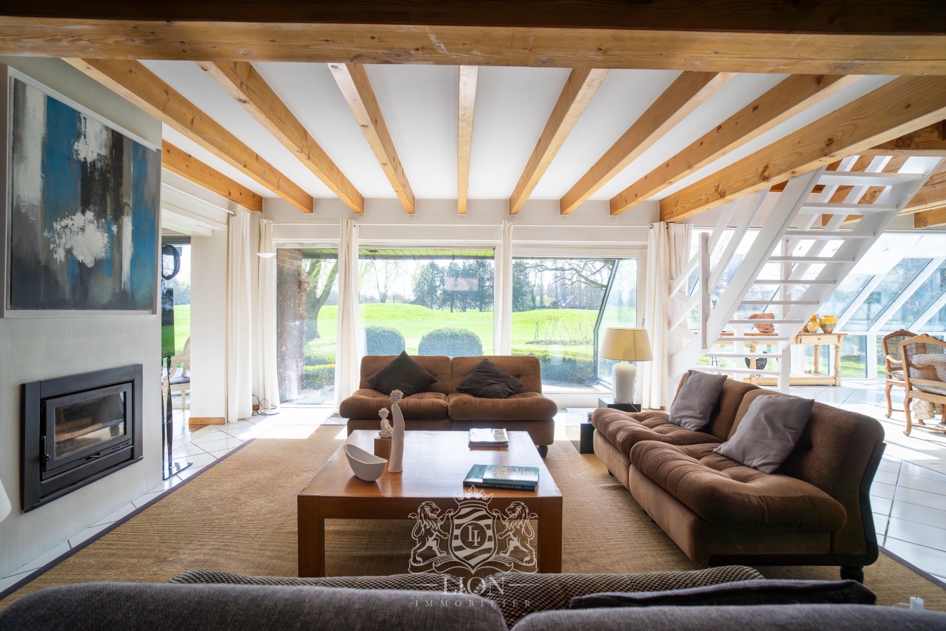 Maison d architecte 1er rang golf de bondues Photo 3 - Le Lion Immobilier