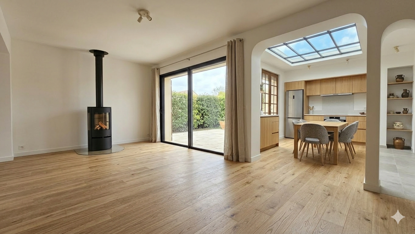 Maison de ville au fort potentiel   4 chambres grand garage Photo 1 - Le Lion Immobilier