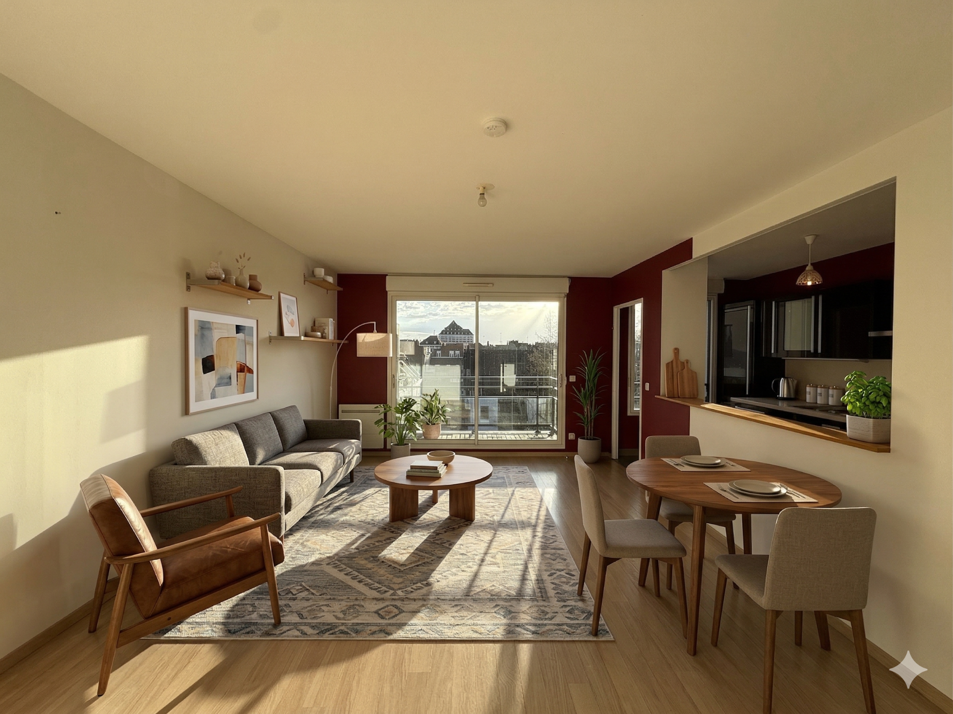 Atul vieux lille t3 avec terrasse et parking Photo 1 - Le Lion Immobilier